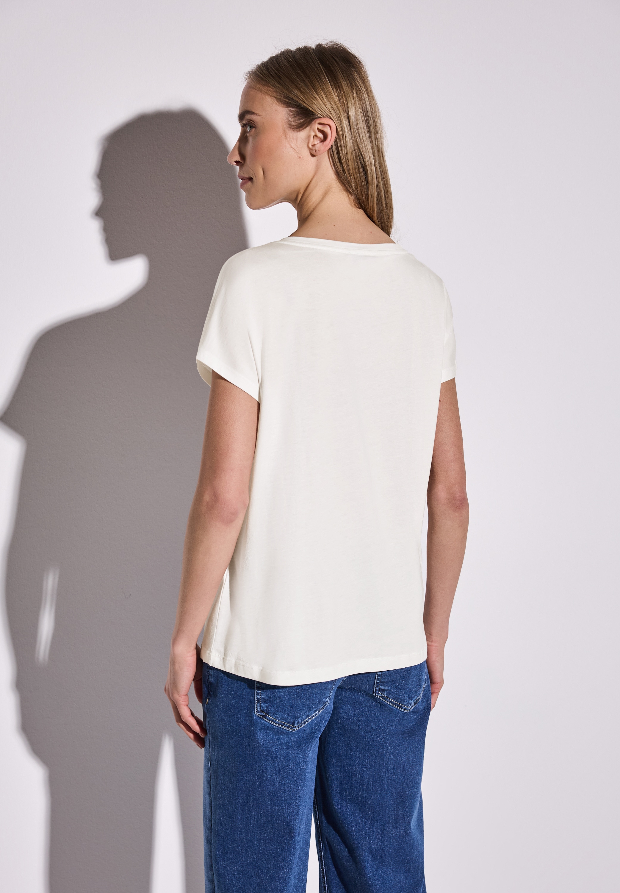 STREET ONE T-Shirt, im soften Baumwoll-Mix
