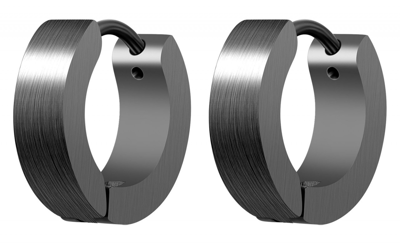 Adelia´s Paar Creolen »Neuheit 2025 - Damen Creolen aus mattem Edelstahl Ø 9 mm«