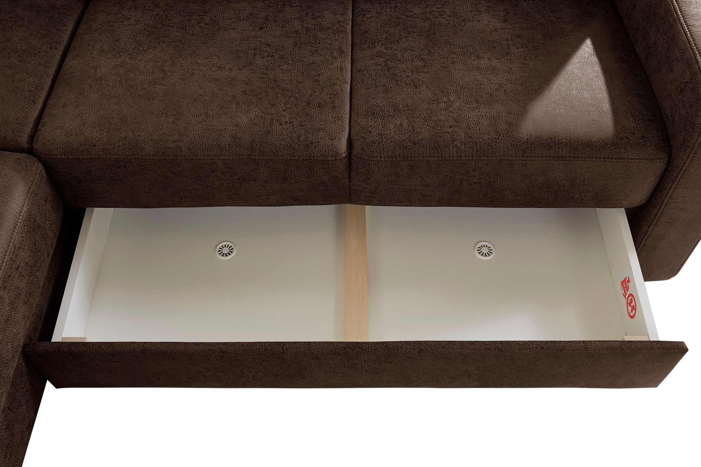 sit&more Ecksofa »Bologna L-Form«, Kopfteilverstellung, wahlweise mit Bettfunktion und Schubkasten