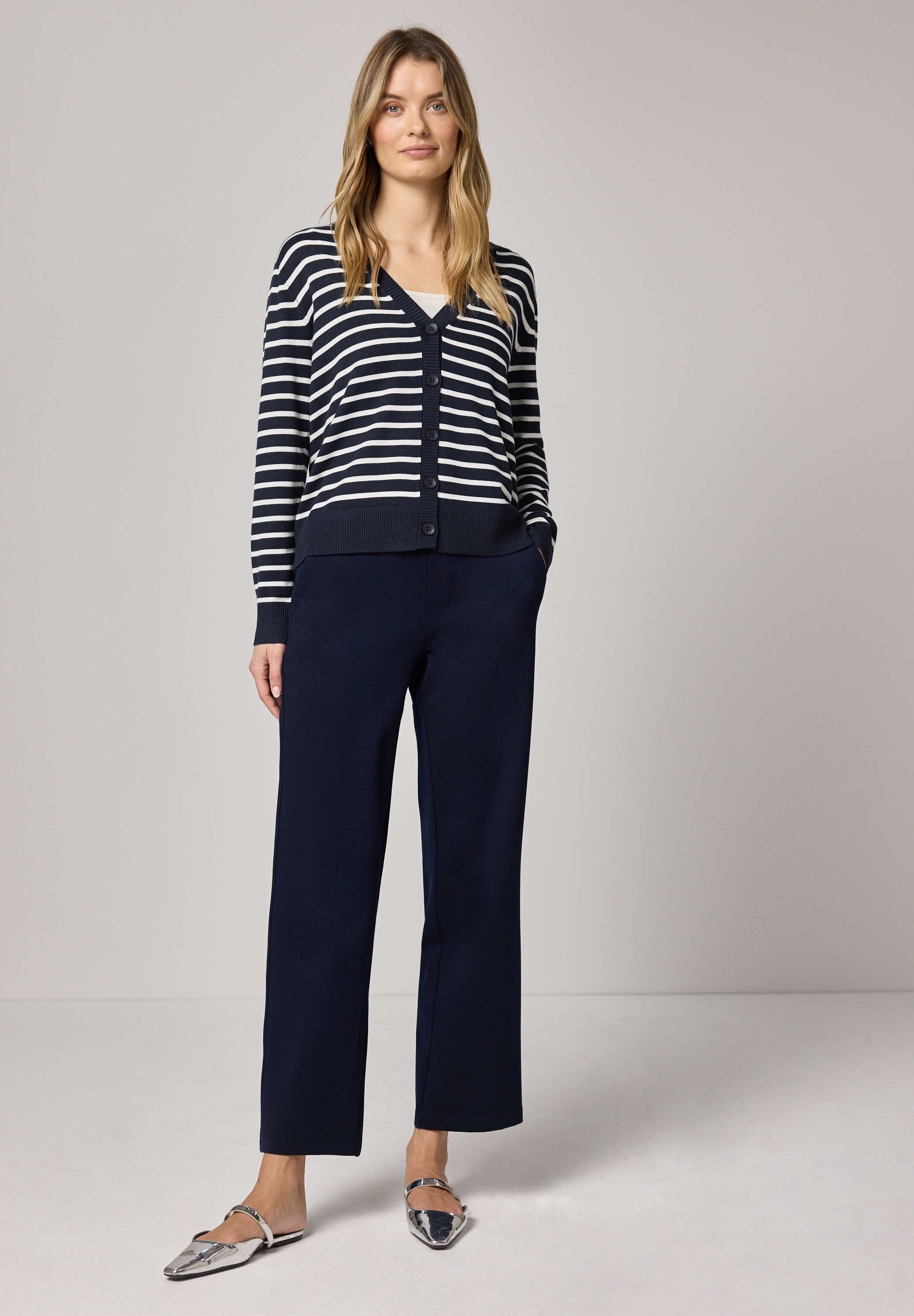 STREET ONE Cardigan mit V-Ausschnitt