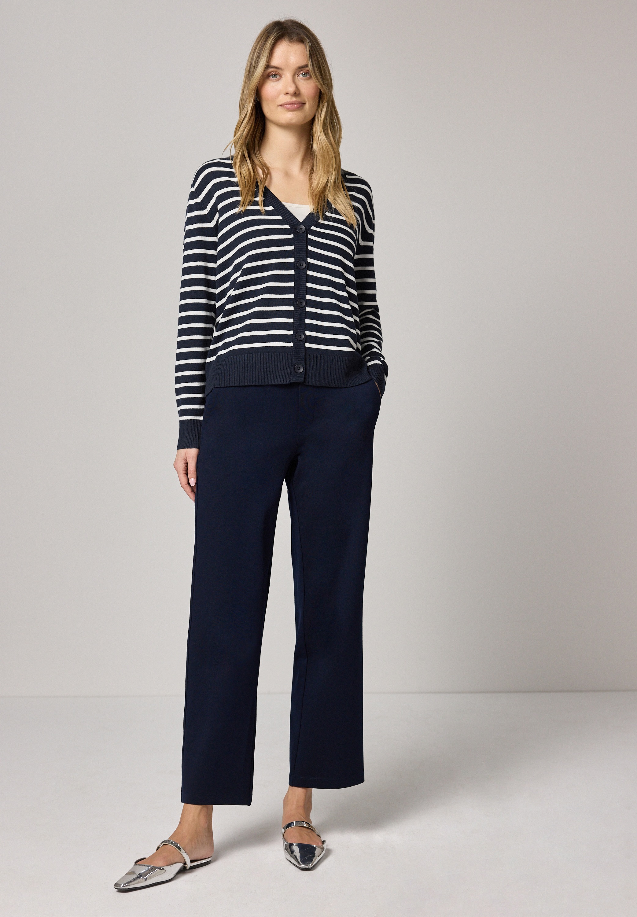 Street One Women's Cardigan Deep Blue 36 3