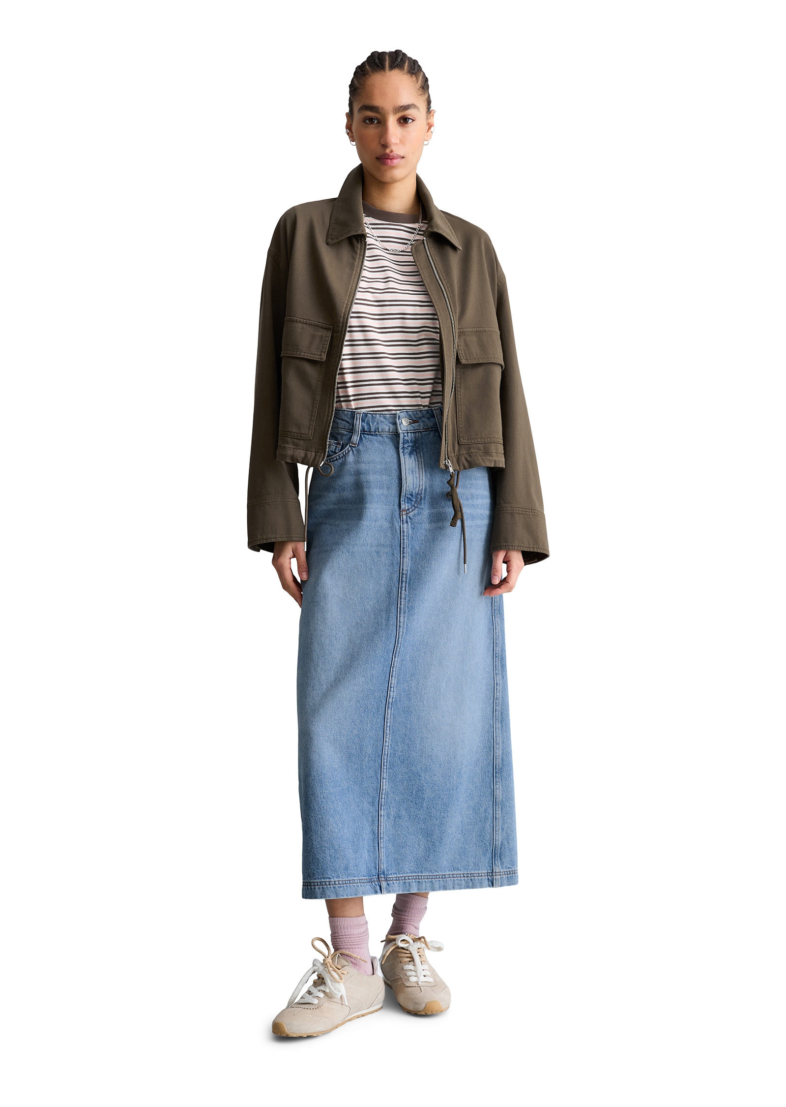 Marc O'Polo DENIM Outdoorjacke »aus Organic-Cotton-Lyocell-Stretch«