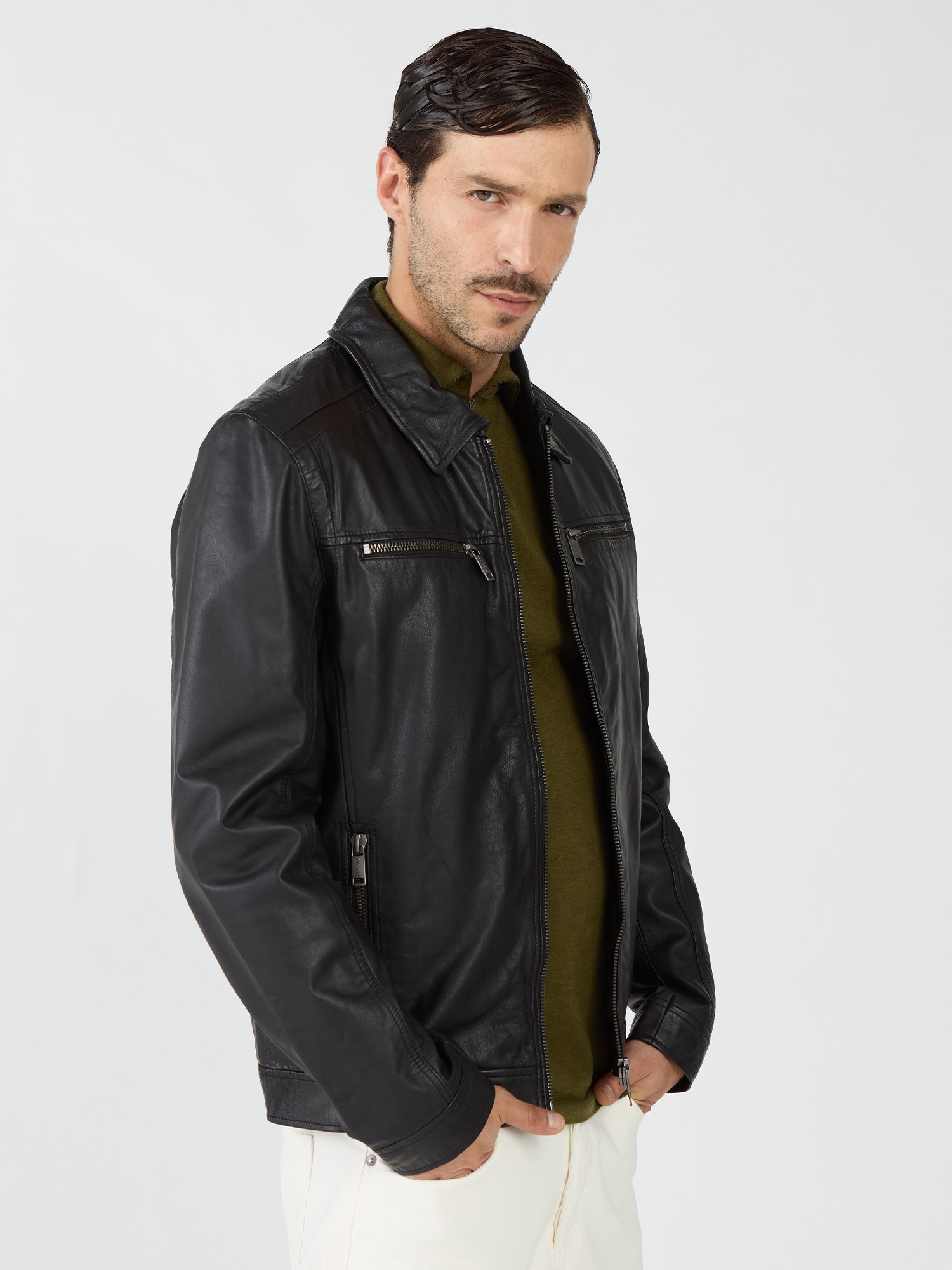 MUSTANG Lederjacke "31021630" günstig online kaufen