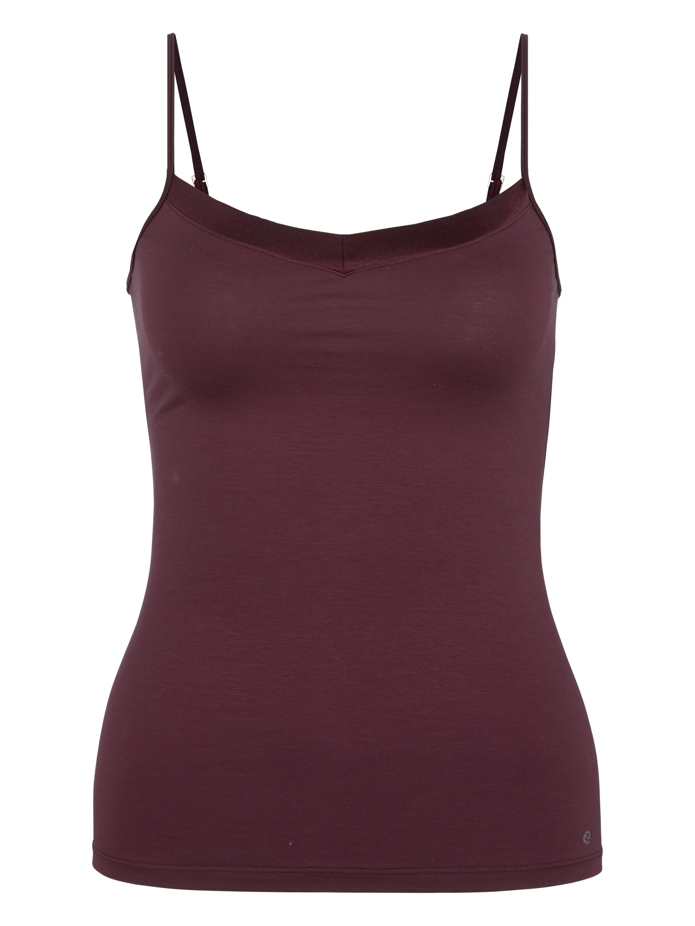 CALIDA Spaghettitop "Cate", Satin-Einsatz, Single Jersey Qualität, elastisc günstig online kaufen