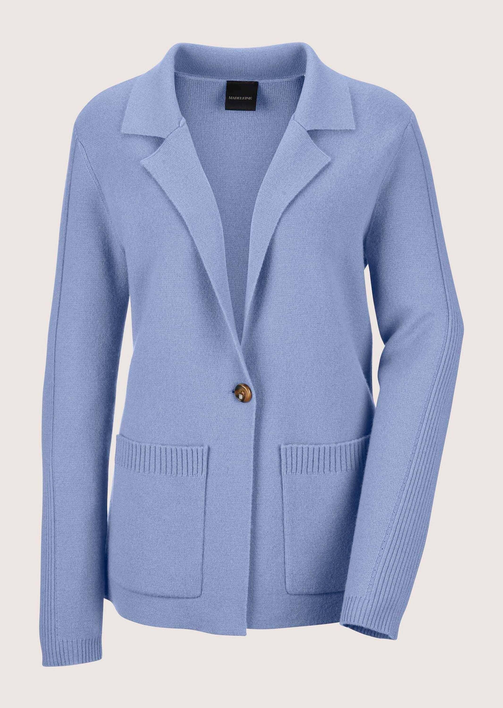 MADELEINE Strickjacke "Strickblazer Strickjacke aus Merinowolle und Kaschmi günstig online kaufen