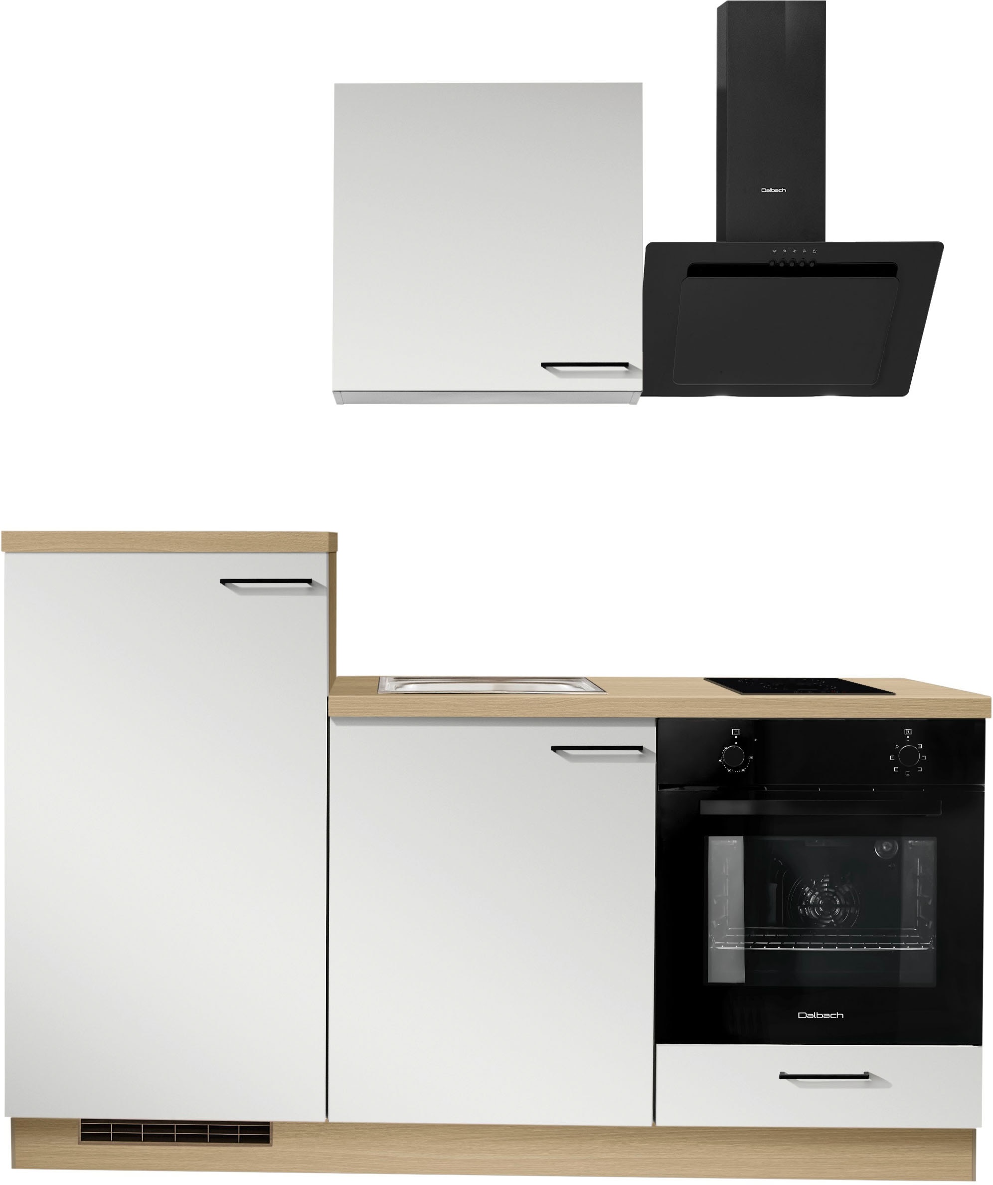 KOCHSTATION "KS-Solmera" Breite 180cm, vormontiert, wahlweise mit E-Geräten