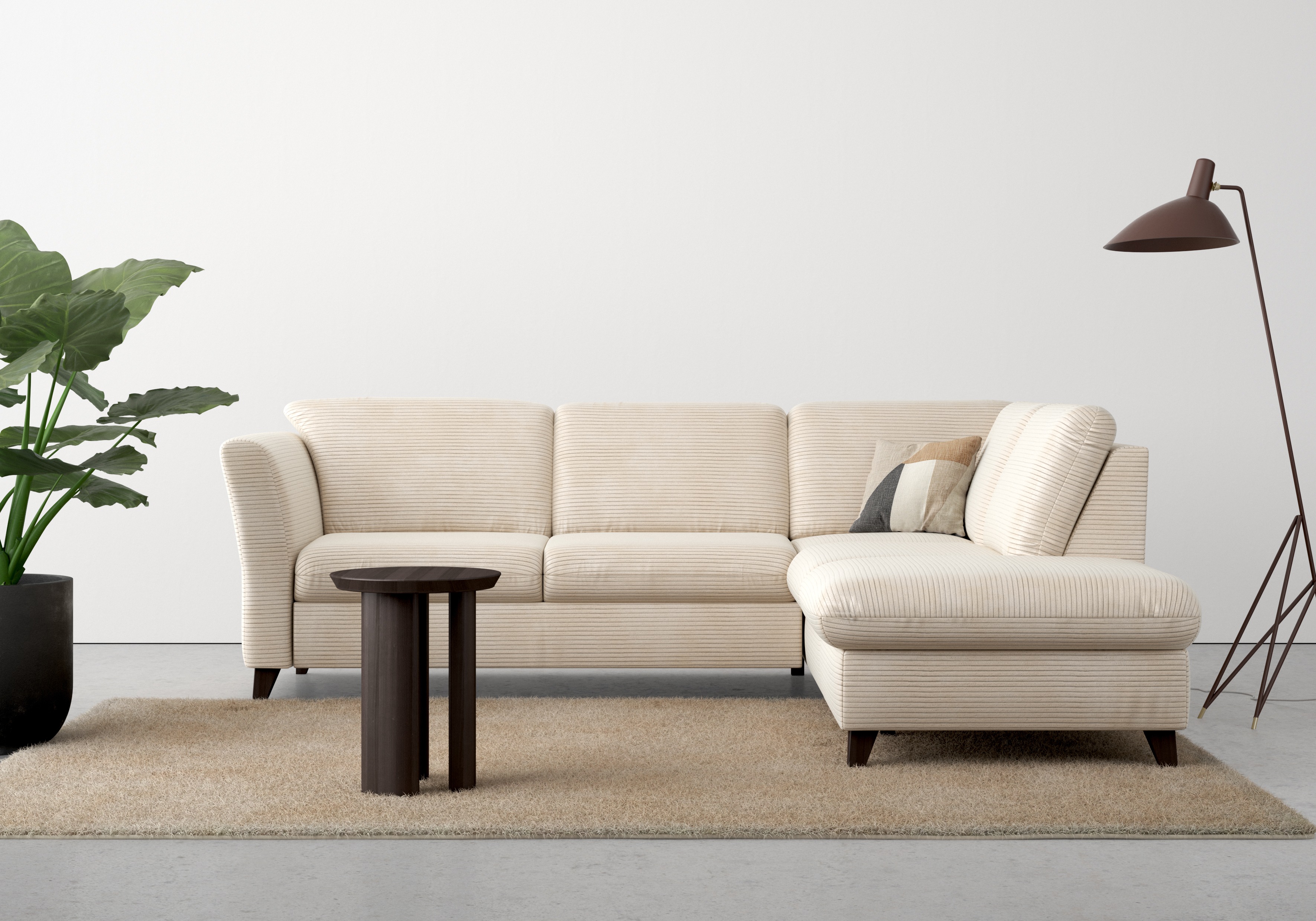 Thumbnail - Home affaire Ecksofa "Trelleborg L-Form", wahlweise mit Bettfunktion und Bettkasten, inkl. Federkern-Polsterung