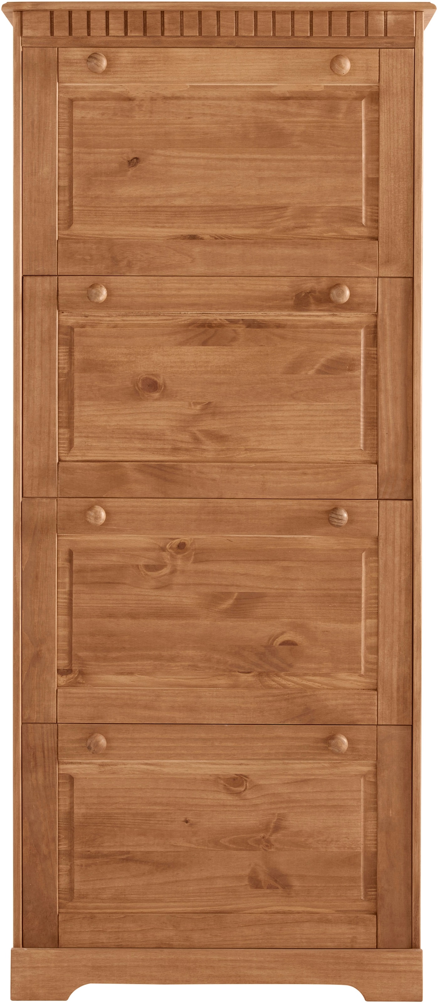 Home affaire Schuhschrank »Lisa«, mit 4 Klappen, Höhe 172 cm, Breite 75 cm