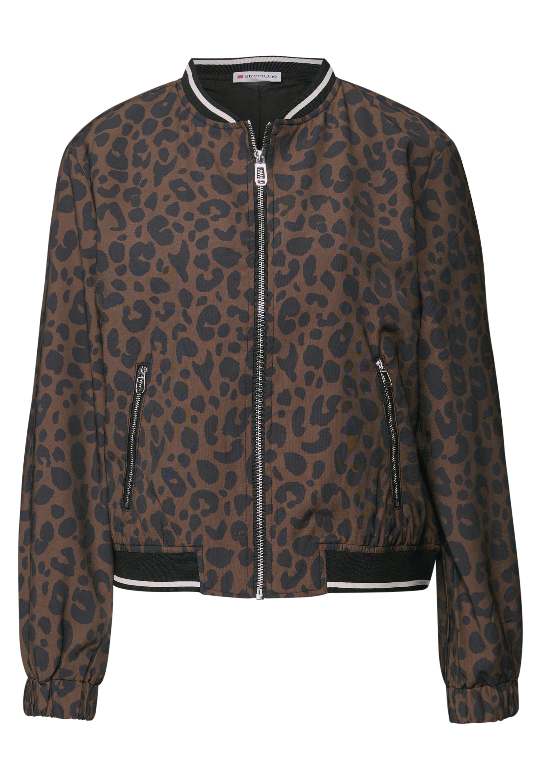 STREET ONE Blouson, ohne Kapuze, mit Leomuster