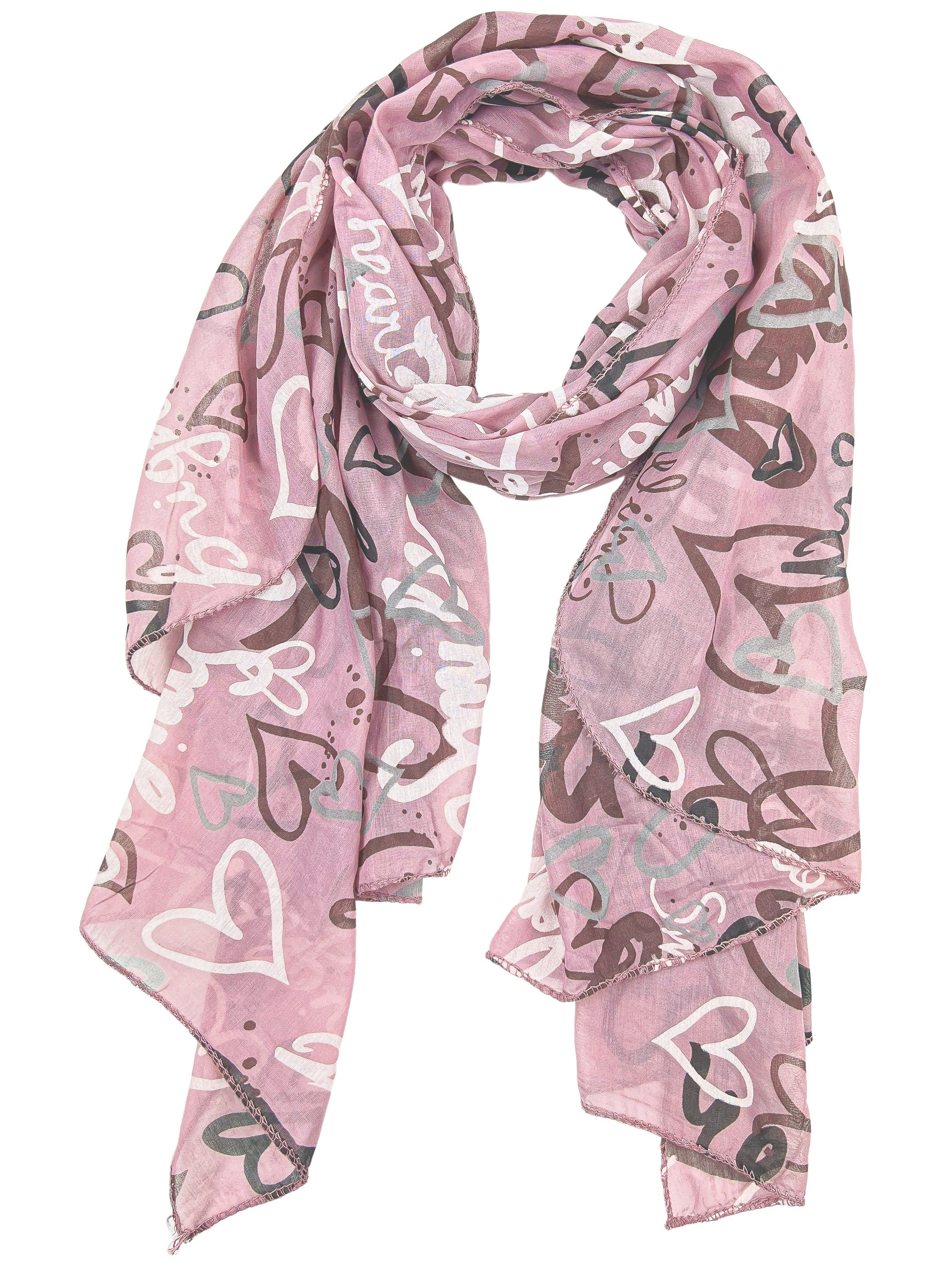 COLLEZIONE ALESSANDRO Modeschal "Love" 1 Stk. tlg. Made in Italy, mit Seide günstig online kaufen