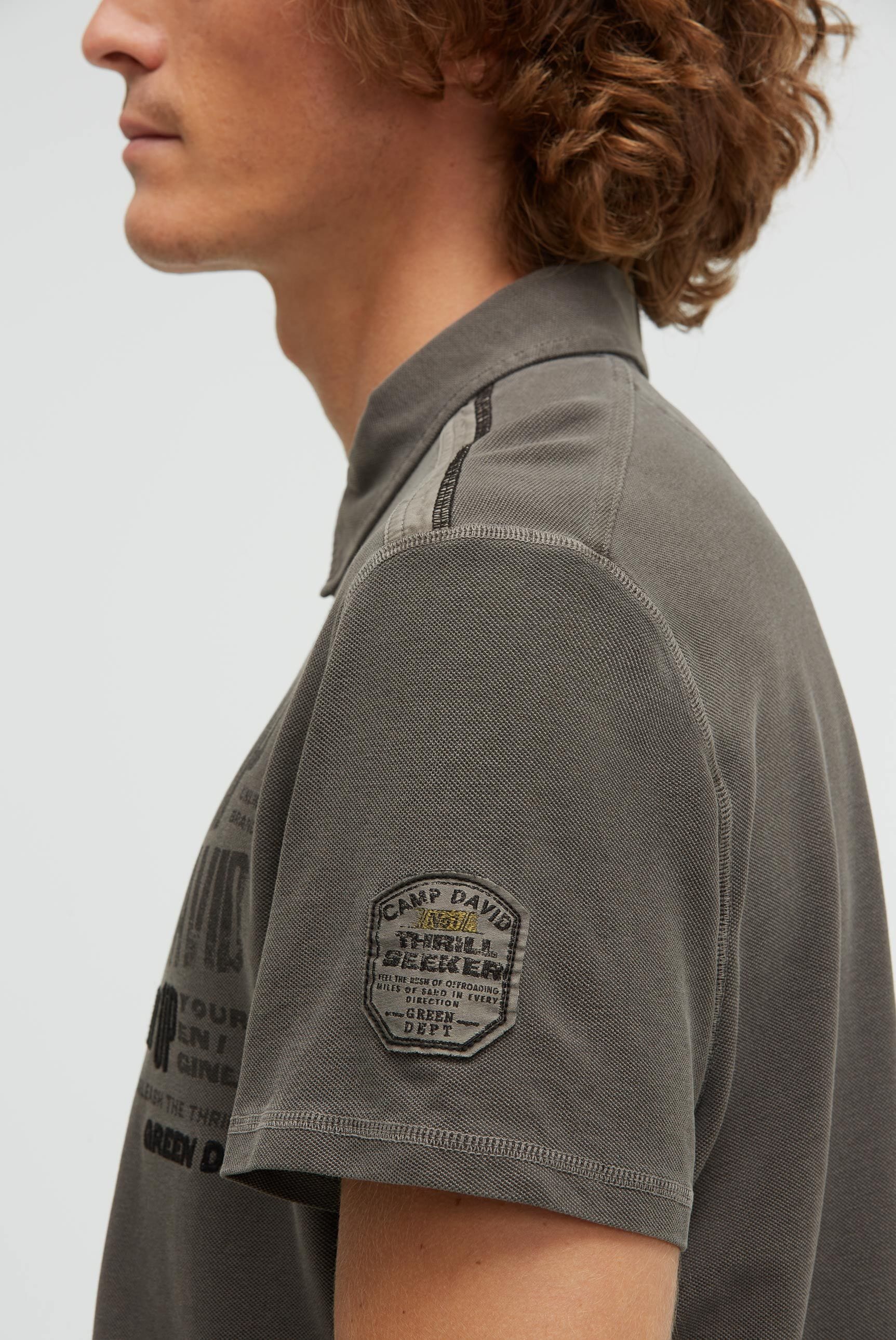 CAMP DAVID Poloshirt aus Baumwolle