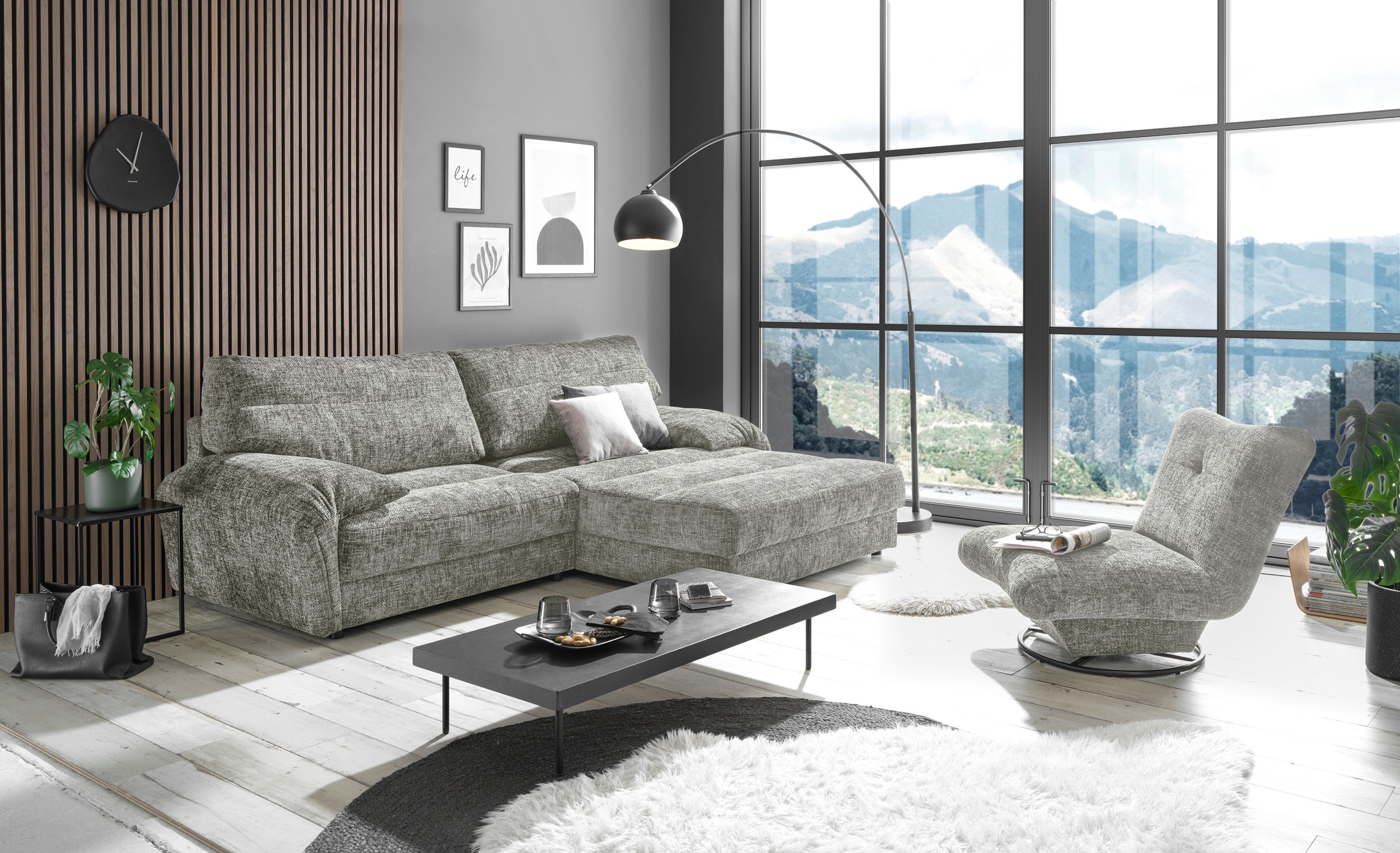 ED EXCITING DESIGN Ecksofa »Princeton L-Form«