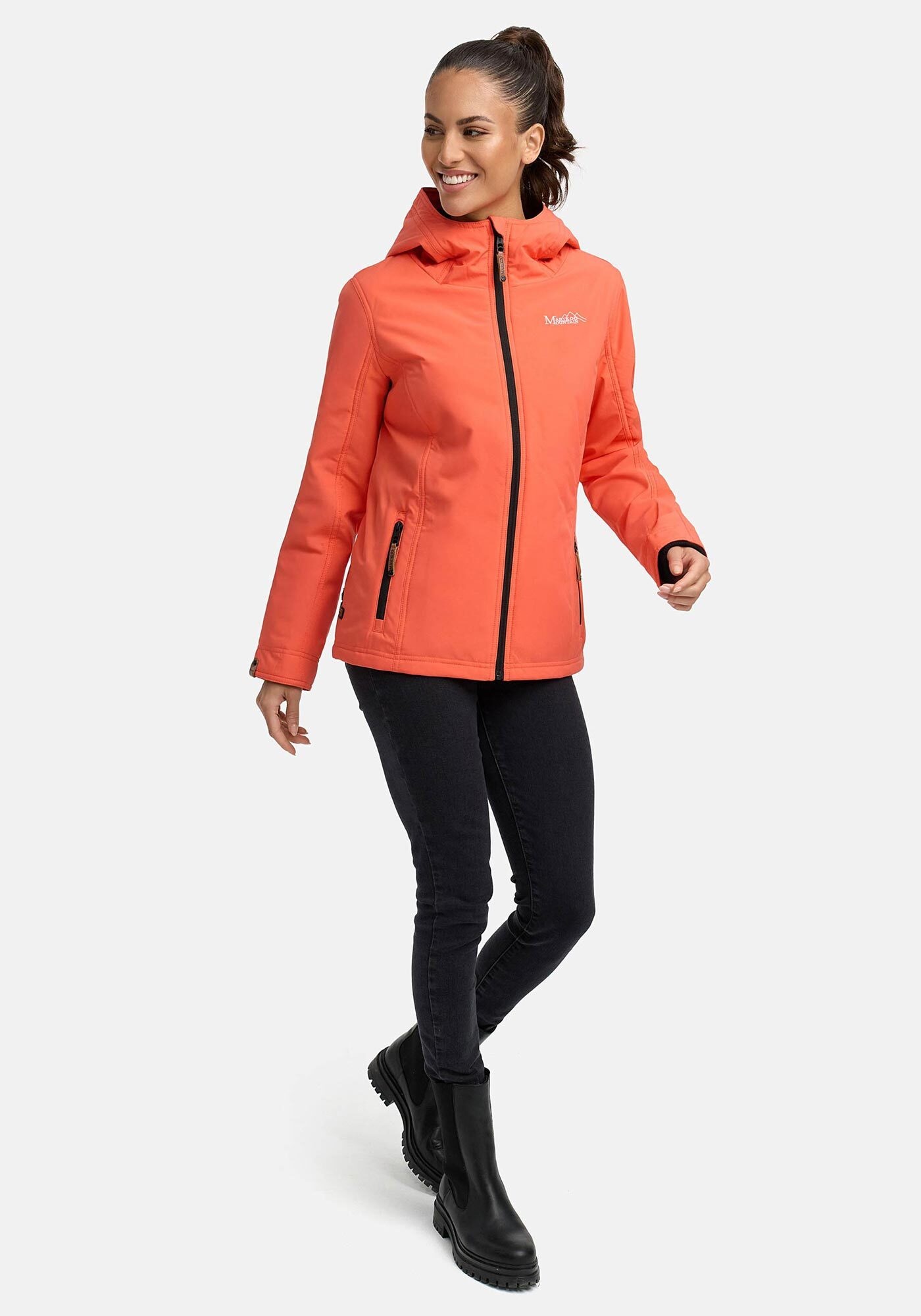 Marikoo Outdoorjacke »Brombeere«, sportliche Übergangsjacke mit Kapuze