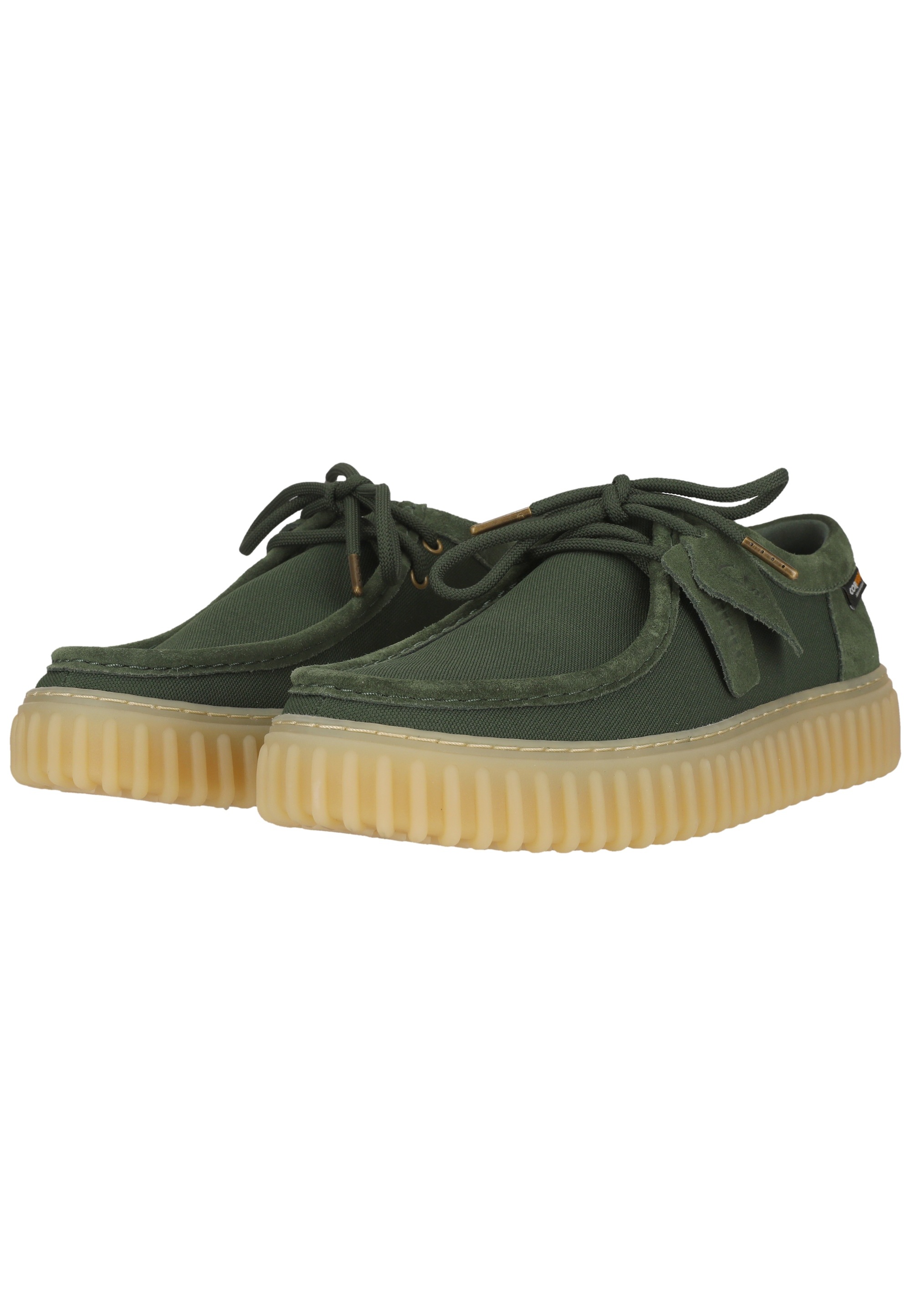 Clarks Torhill Schnürschuh Dunkelgrün 39.5 3