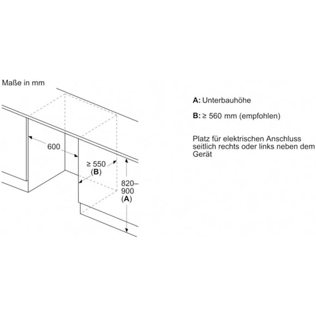 BOSCH Einbaukühlschrank »KUL22ADD0«, KUL22ADD0, 82 cm hoch, 59,8 cm breit