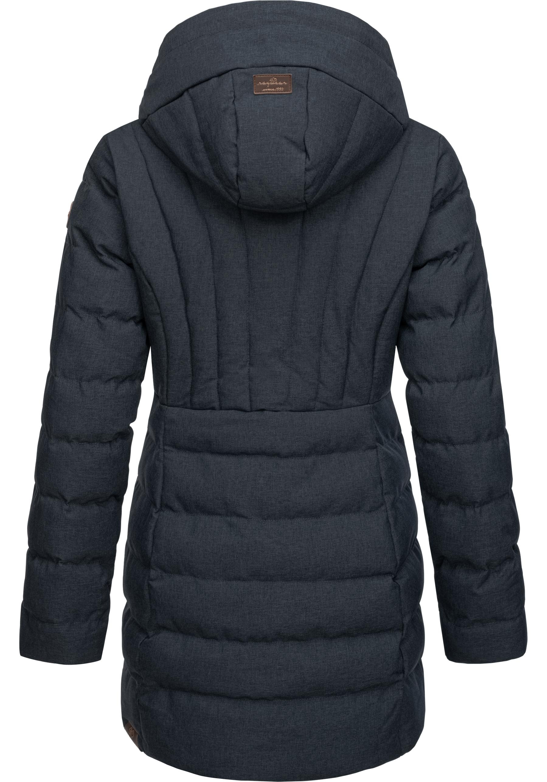 Ragwear Kurzmantel »Ashanta«, Wasserdichter Winterparka mit gefütterter Kapuze