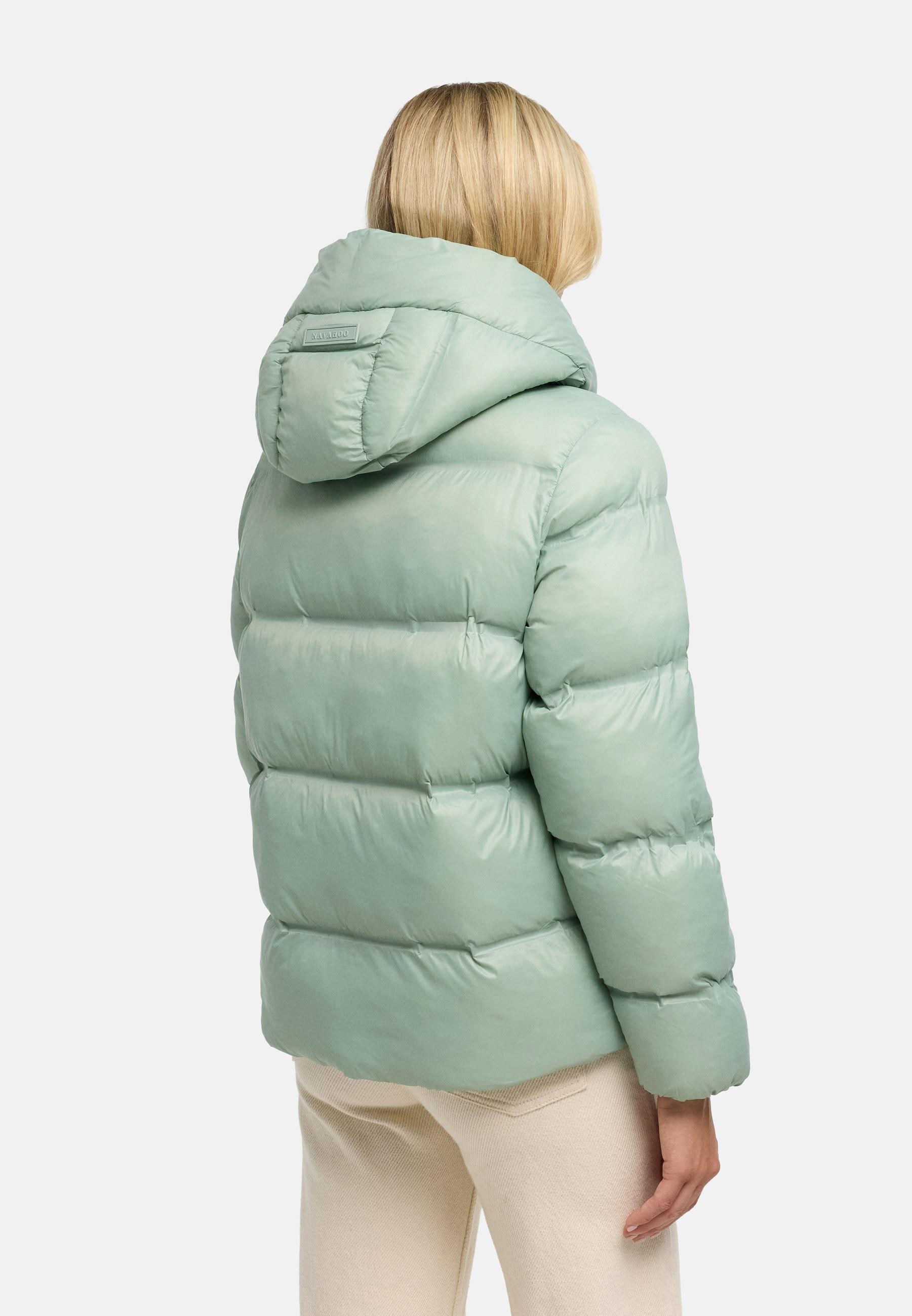 Navahoo Steppjacke »Snow-Frame 14« mit Kapuze Damen Winterjacke mit abnehmbarer Kapuze