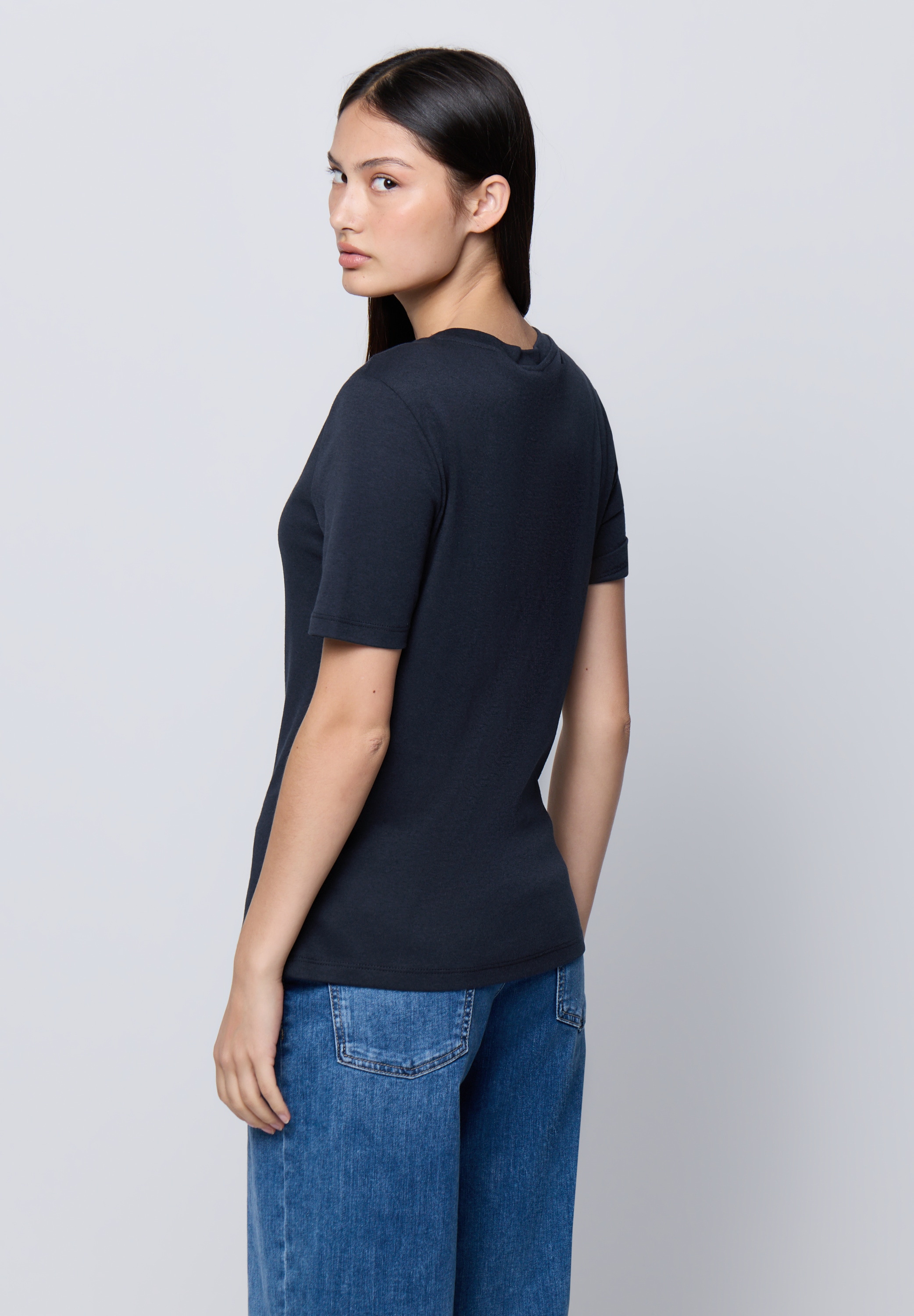 STREET ONE STUDIO Rundhalsshirt, Basic