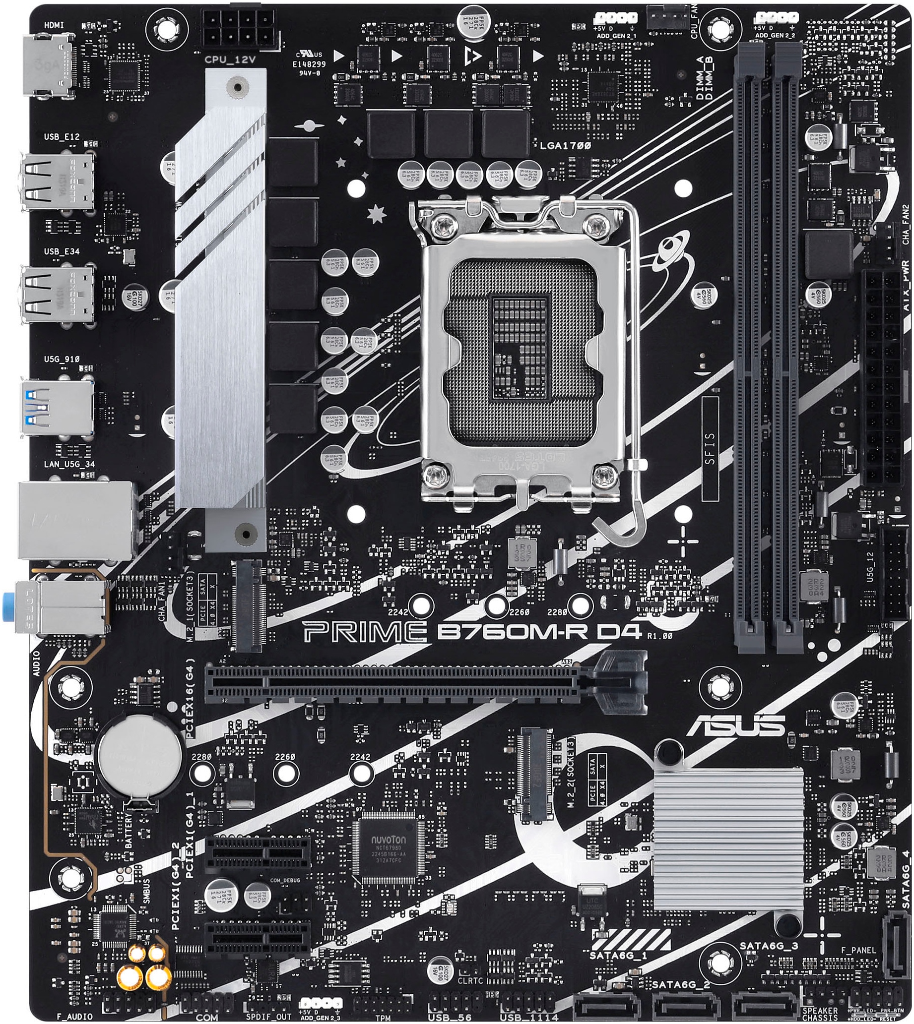 Asus Mainboard »PRIME B760M-R D4«