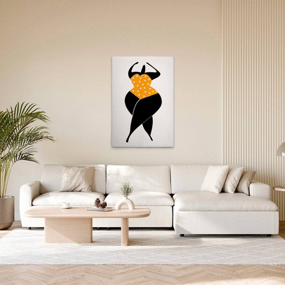 A.S. Création Leinwandbild "Dancing In The Sun 1 - Wandbild Creme Keilrahme günstig online kaufen