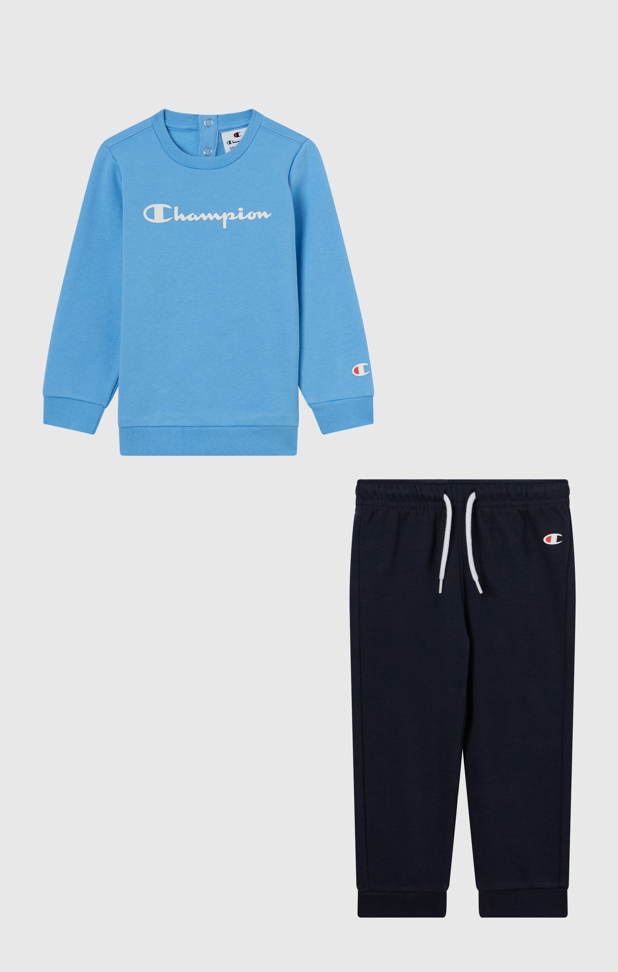 Champion Jogginganzug »SPORTWEAR CREWNECK SWEATSUITS Standard Fit« 2 Stk. zweiteiliges Set, aus Baumwolle und Polyester