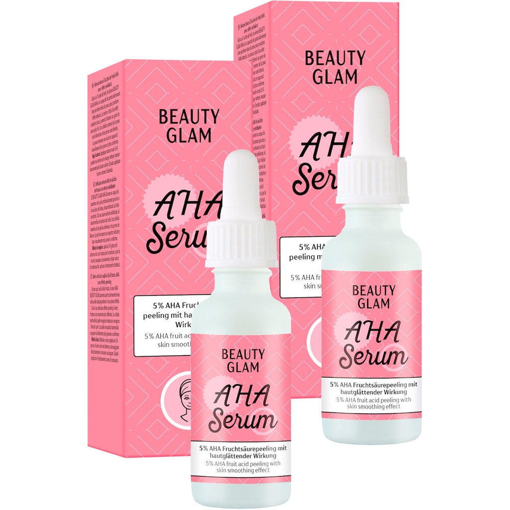 BEAUTY GLAM Gesichtspflege-Set »AHA Serum«, (2 tlg.)