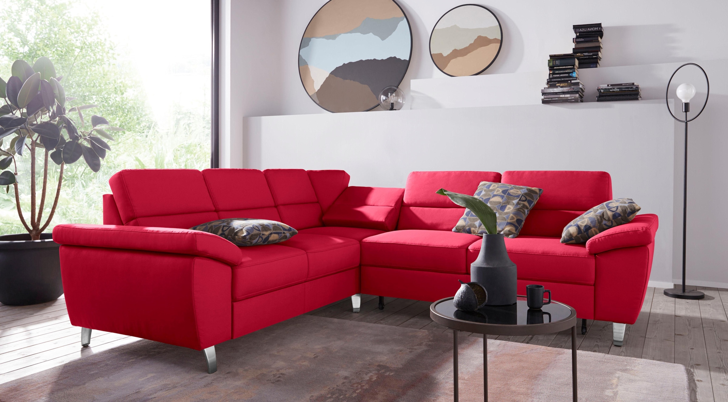 sit&more Ecksofa »Sorano L-Form«, wahlweise mit Bett- und Relaxfunktion, inkl. Bettkasten