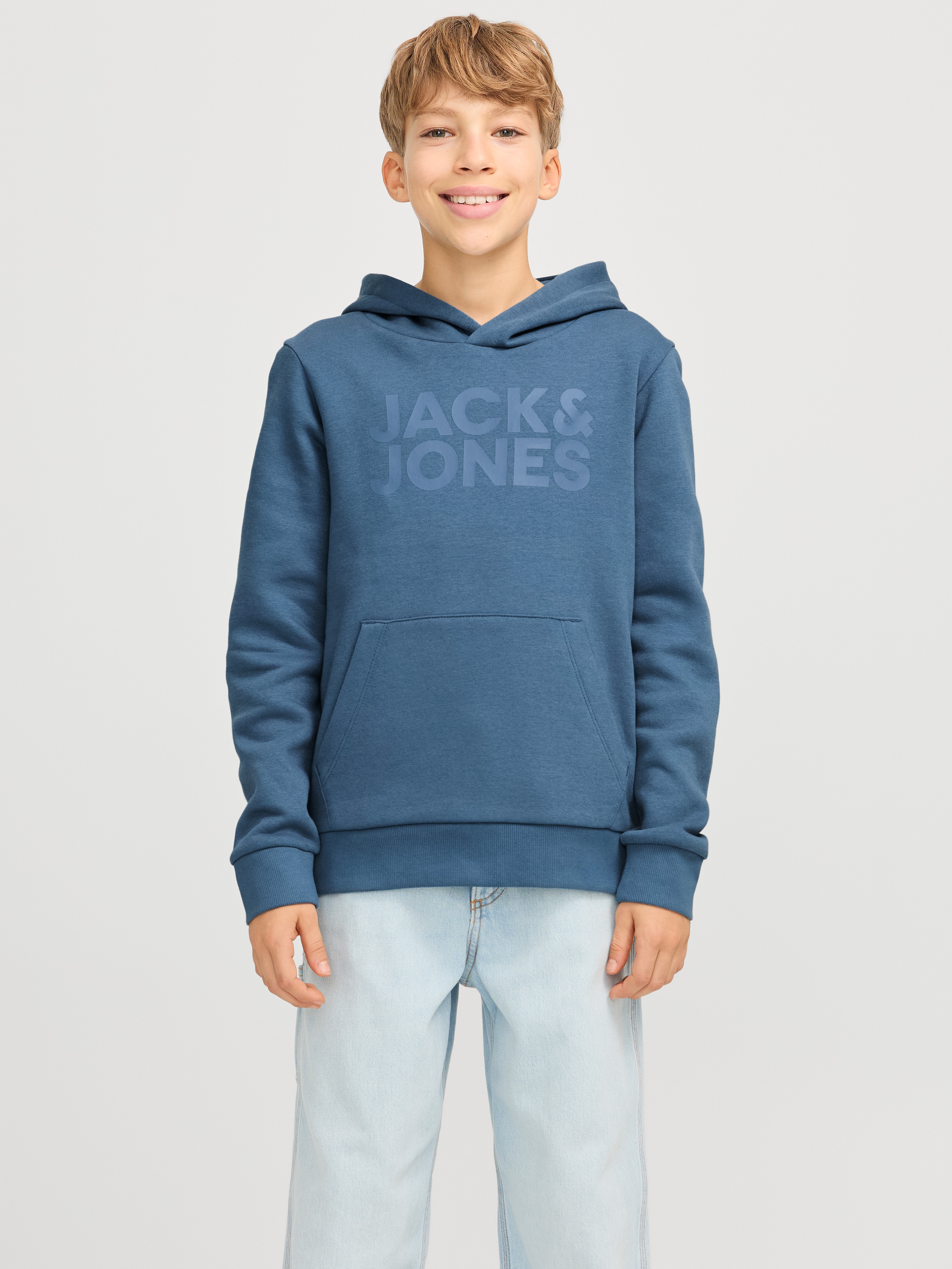 Jack & Jones Junior Kapuzensweatshirt »JJECORP LOGO SWEAT HOOD«