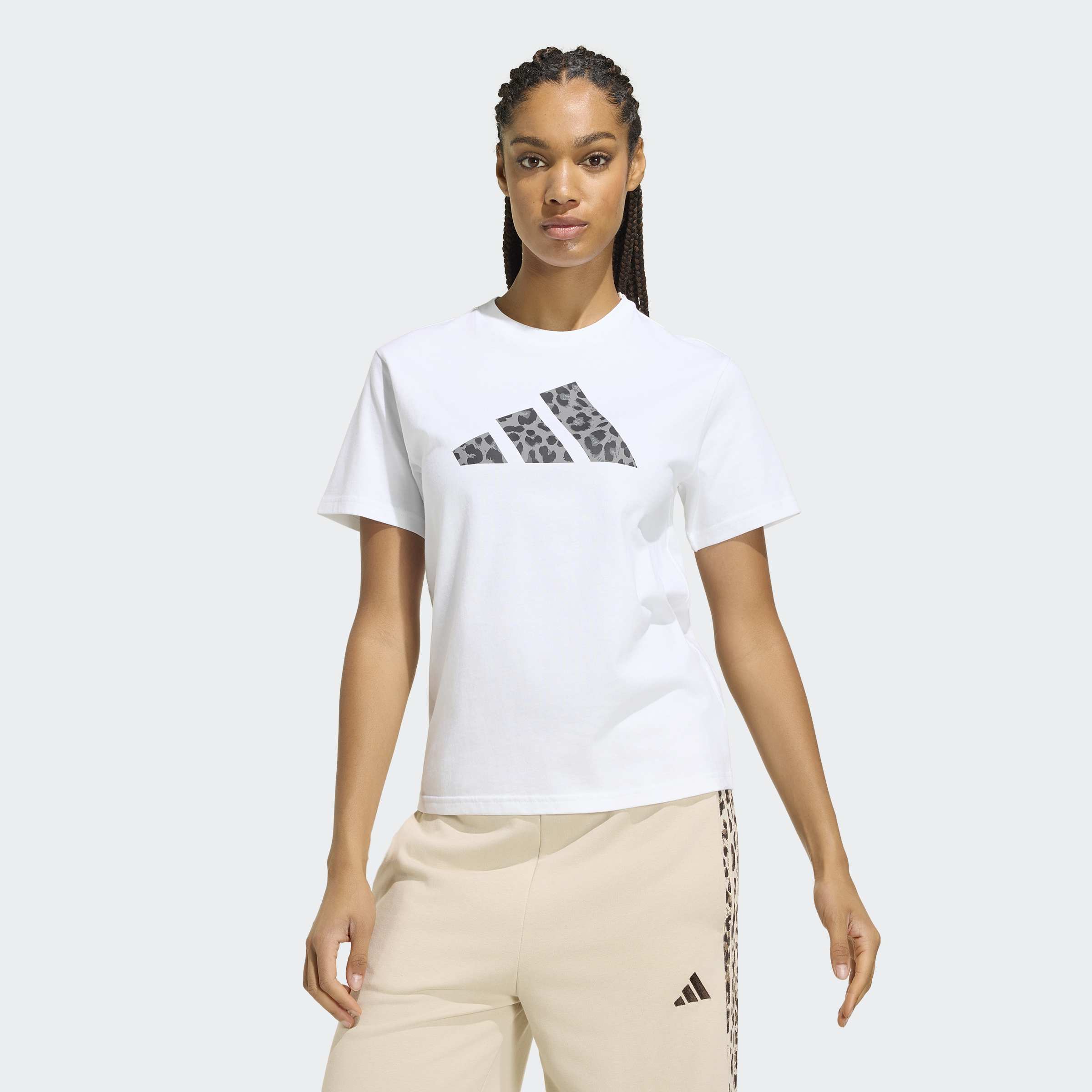 adidas Sportswear T-Shirt "ANIMAL T" mit Rundhalsausschnitt, ohne Verschluss, sportlicher Stil