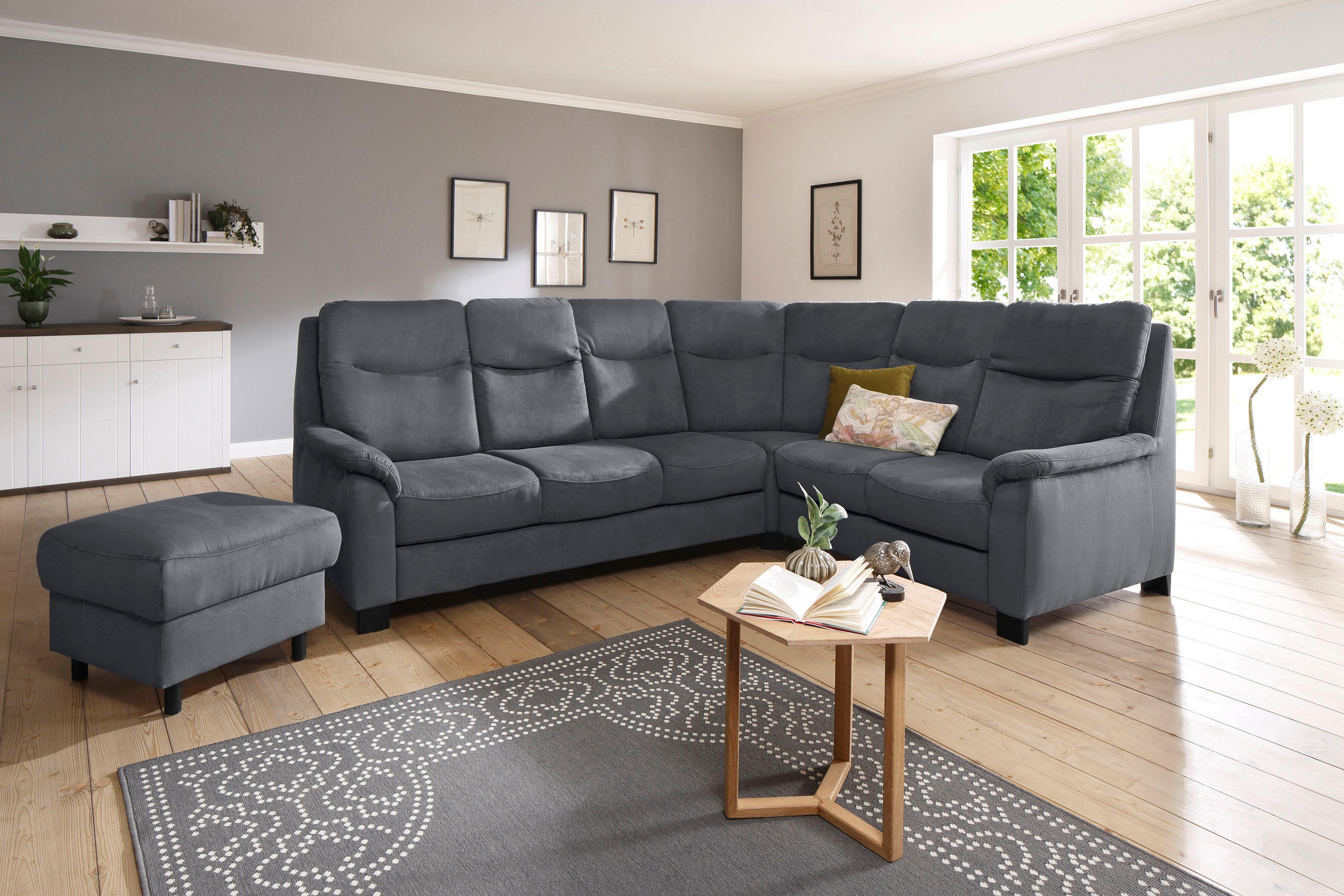 OTTO home Ecksofa "Boccaccio L-Form" mit Federkern, incl. Kopfteilverstellung, wahlweise Schlaffunktion