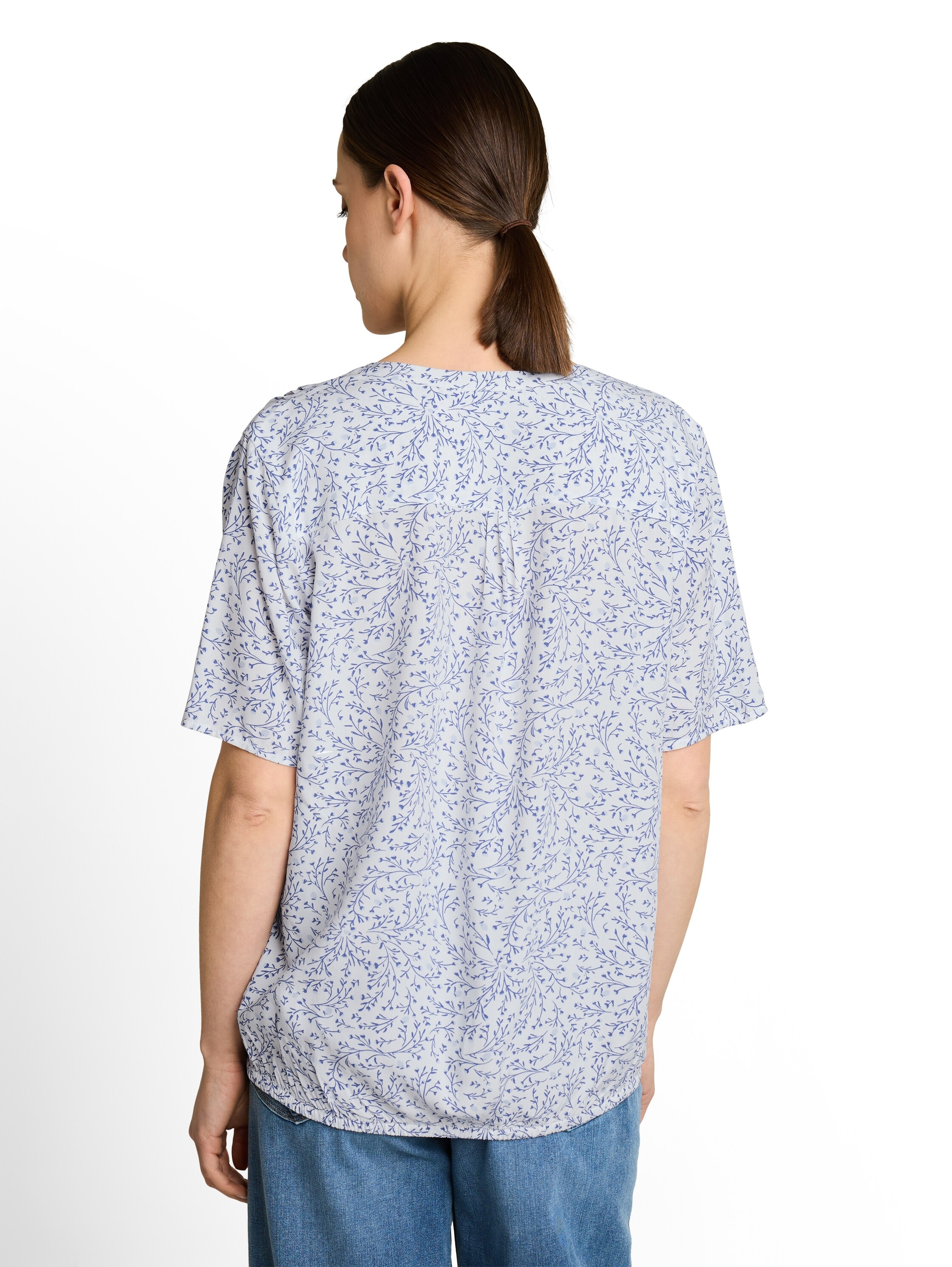 TOM TAILOR Klassische Bluse »Regular« mit All-Over Print