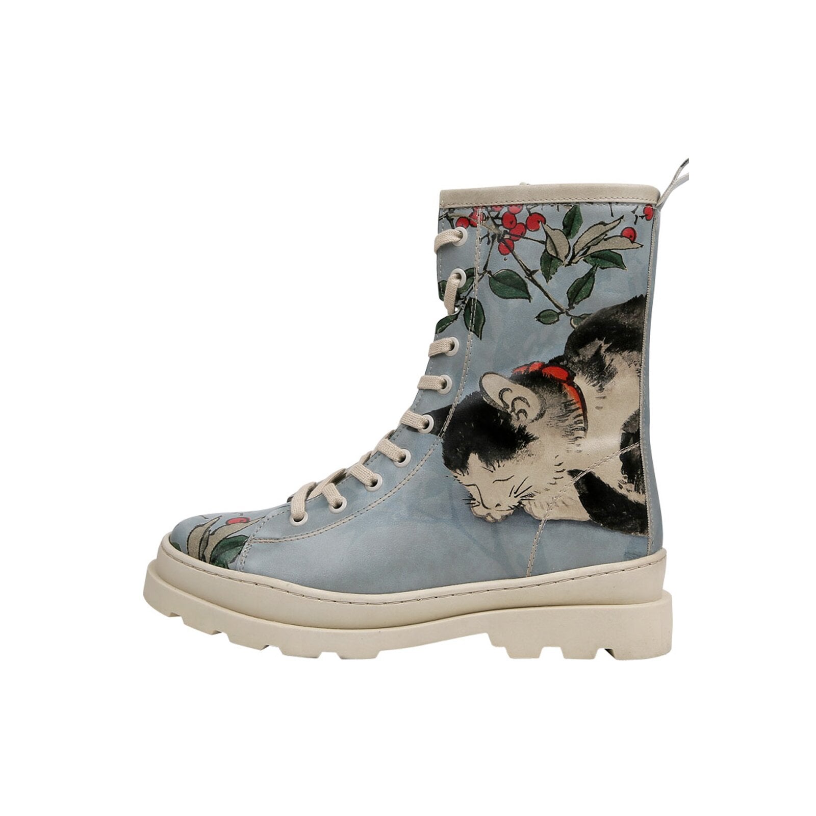 DOGO Stiefelette "Gisele Schnürstiefel Boots Sleepy Cat Damen Stiefeletten" günstig online kaufen