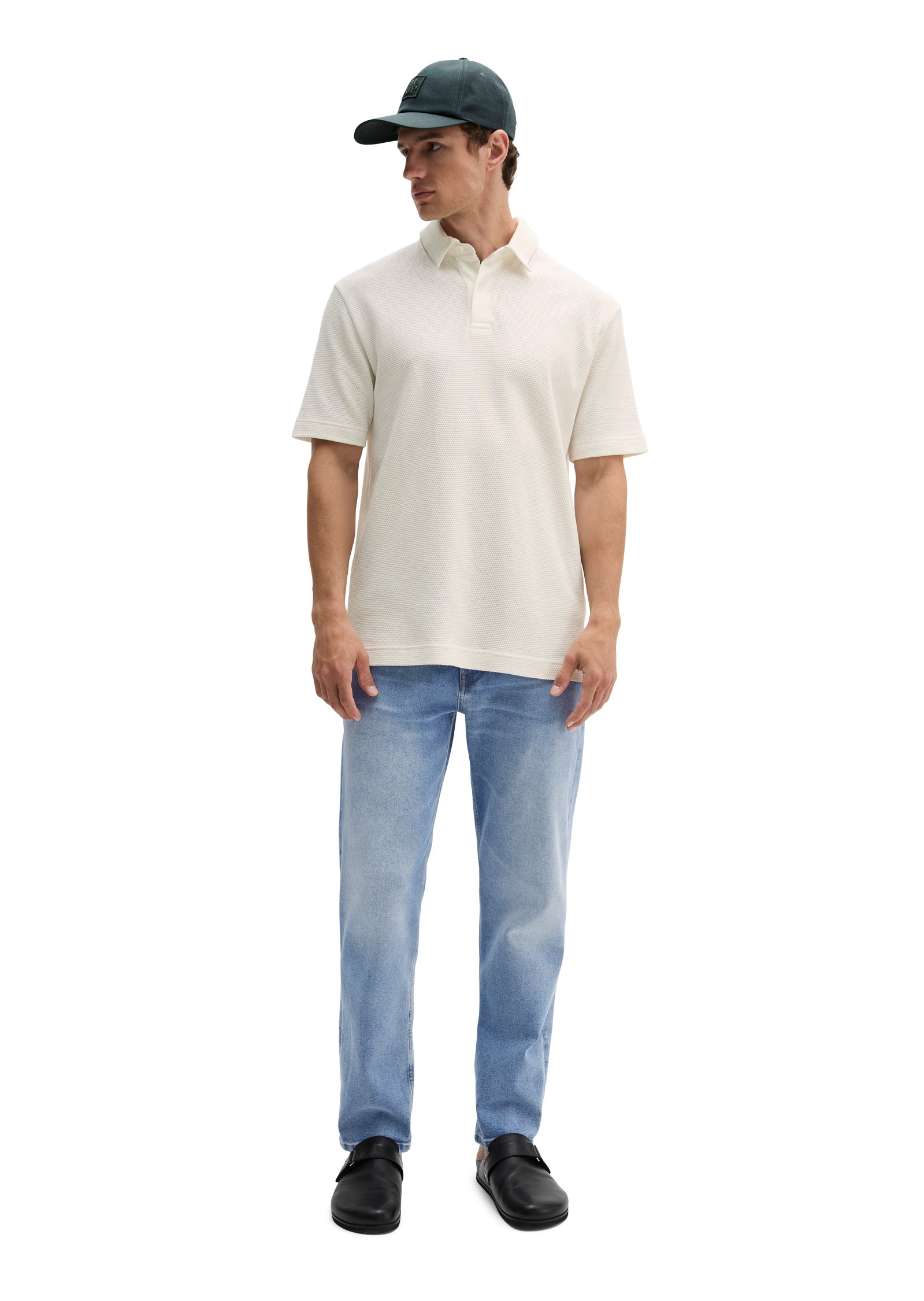 Marc O'Polo Poloshirt »mit feiner Struktur«