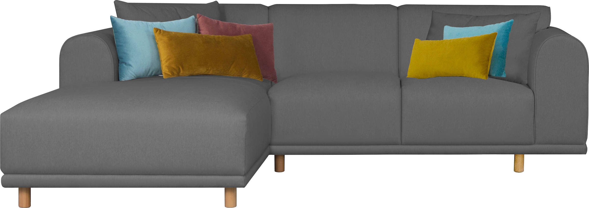 OTTO home Ecksofa "Maroon L-Form" in skandinavischem Design, mit losen Kiss günstig online kaufen