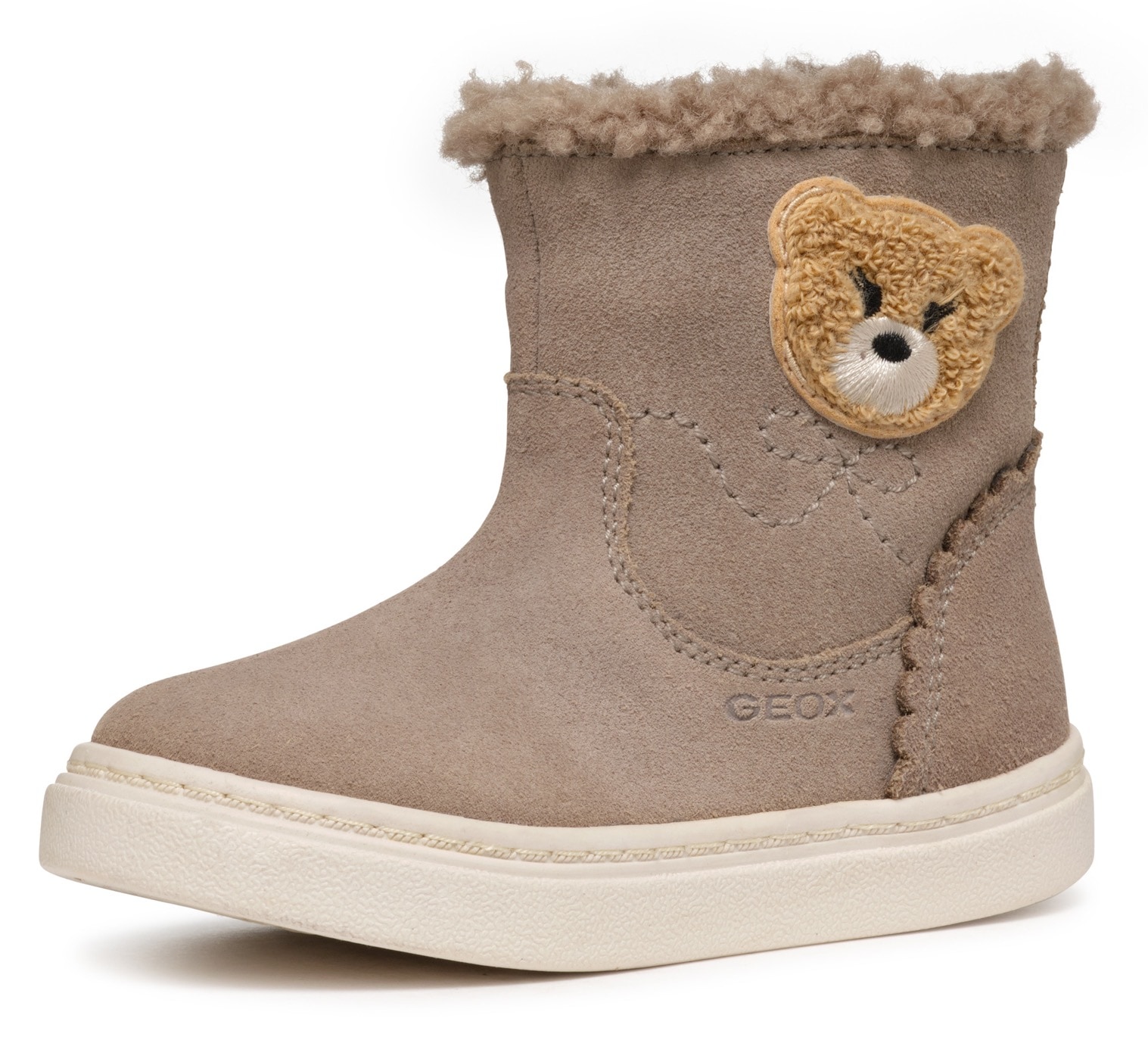 Winterboots »B NASHIK GIRL A«, Klettstiefel, Babystiefel Winterstiefel mit süßem Patch