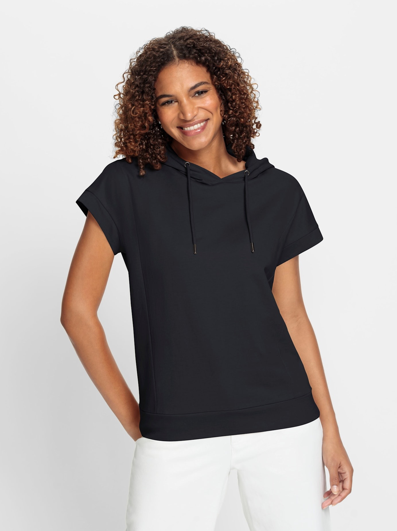 Casual Looks Kapuzenshirt "Kapuzen-Shirt" 1 Stk. tlg. günstig online kaufen