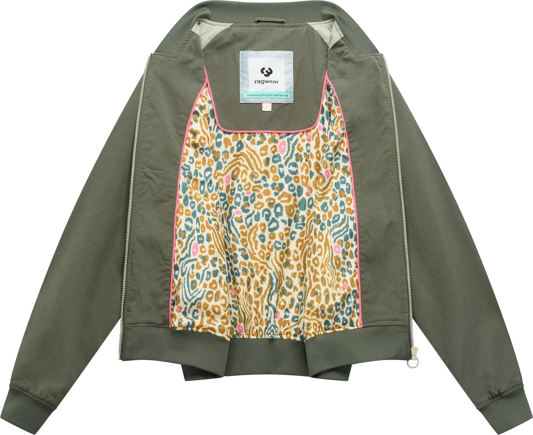 Ragwear Bomberjacke »Yotimo« ohne Kapuze Lässige Damen Blousonjacke oversized