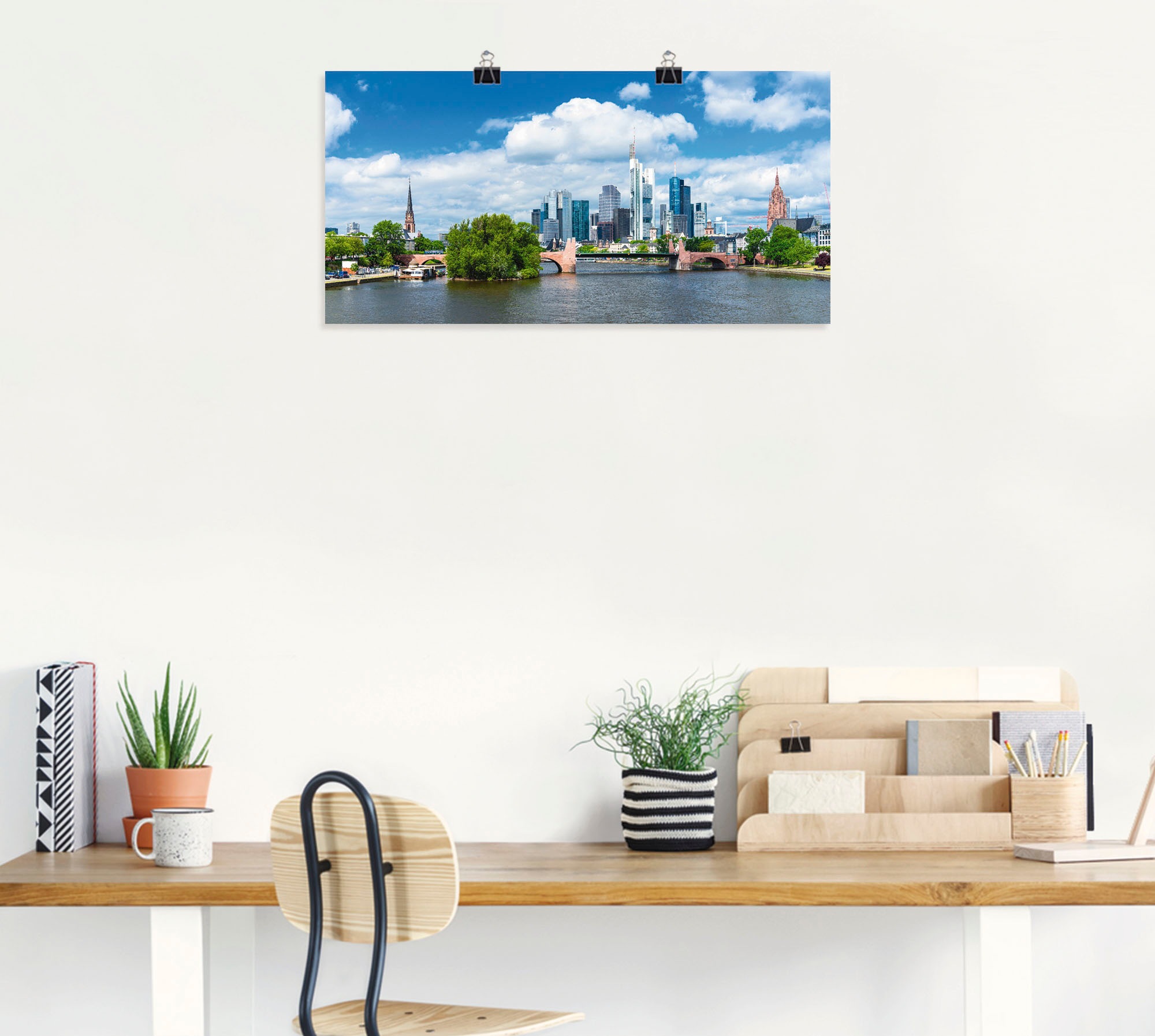 Artland Wandbild »Frankfurt am Main«, Deutschland, (1 St.), als Alubild, Outdoorbild, Leinwandbild, Poster in verschied. Größen