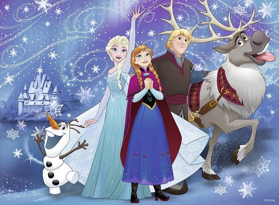 Ravensburger Puzzle »Disney Frozen, glitzernder Schnee«, Made in Germany