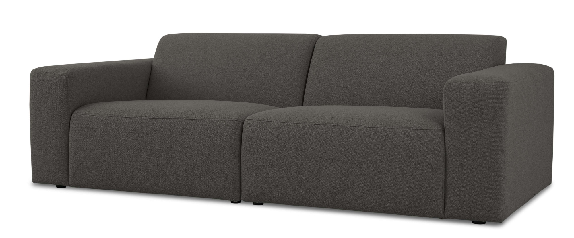 OTTO home 3-Sitzer »Koa, 228 cm, Modulsofa in Cord, Chenille, Struktur, Webstoff« Designsofa, weicher Lounge-Sitzkomfort, Welleunterfederung, bodentief