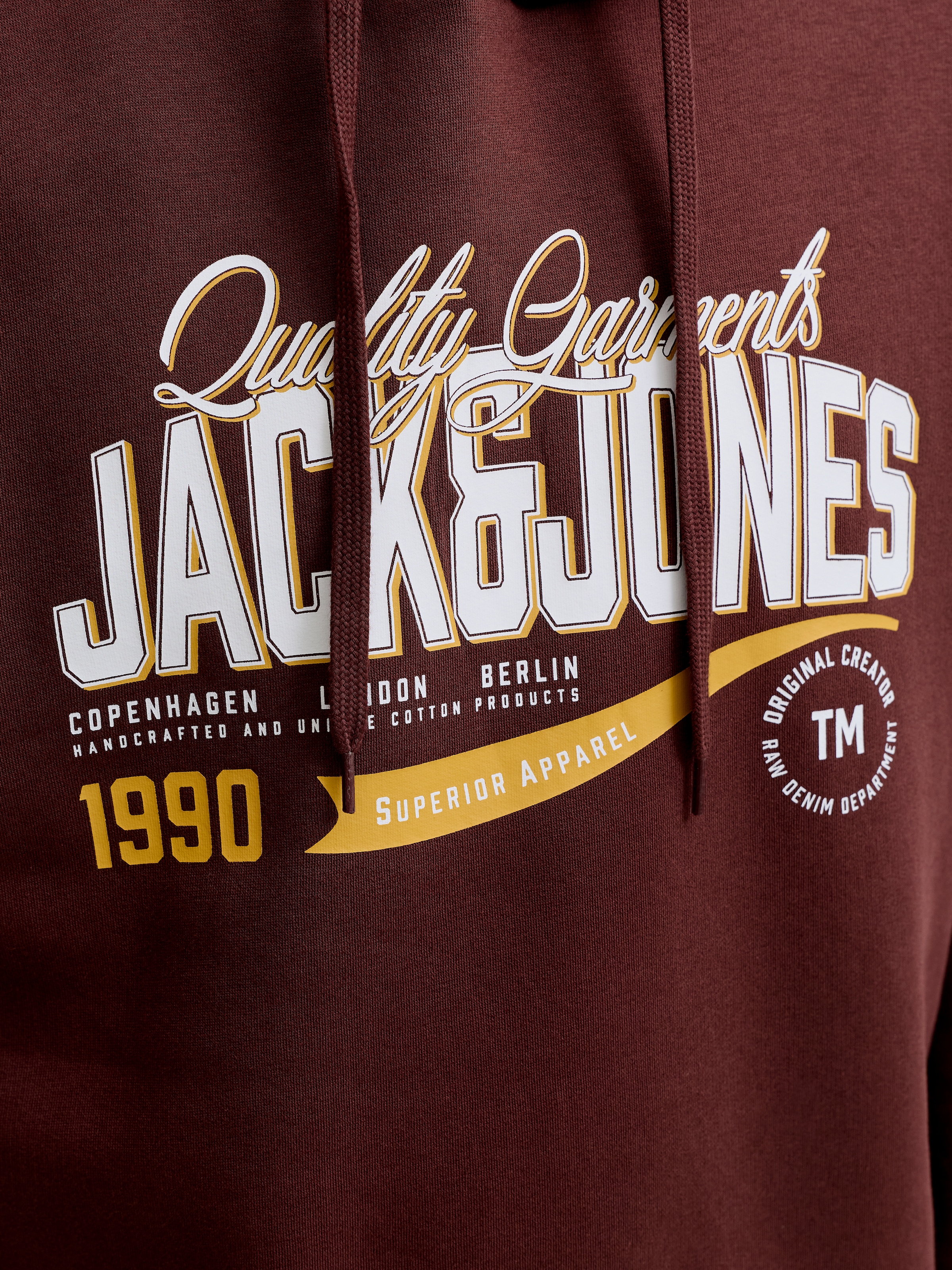 Jack & Jones Kapuzensweatshirt »JJELOGO SWEAT HOOD 2 COL AW26 SN«, Baumwollmischung, regular fit
