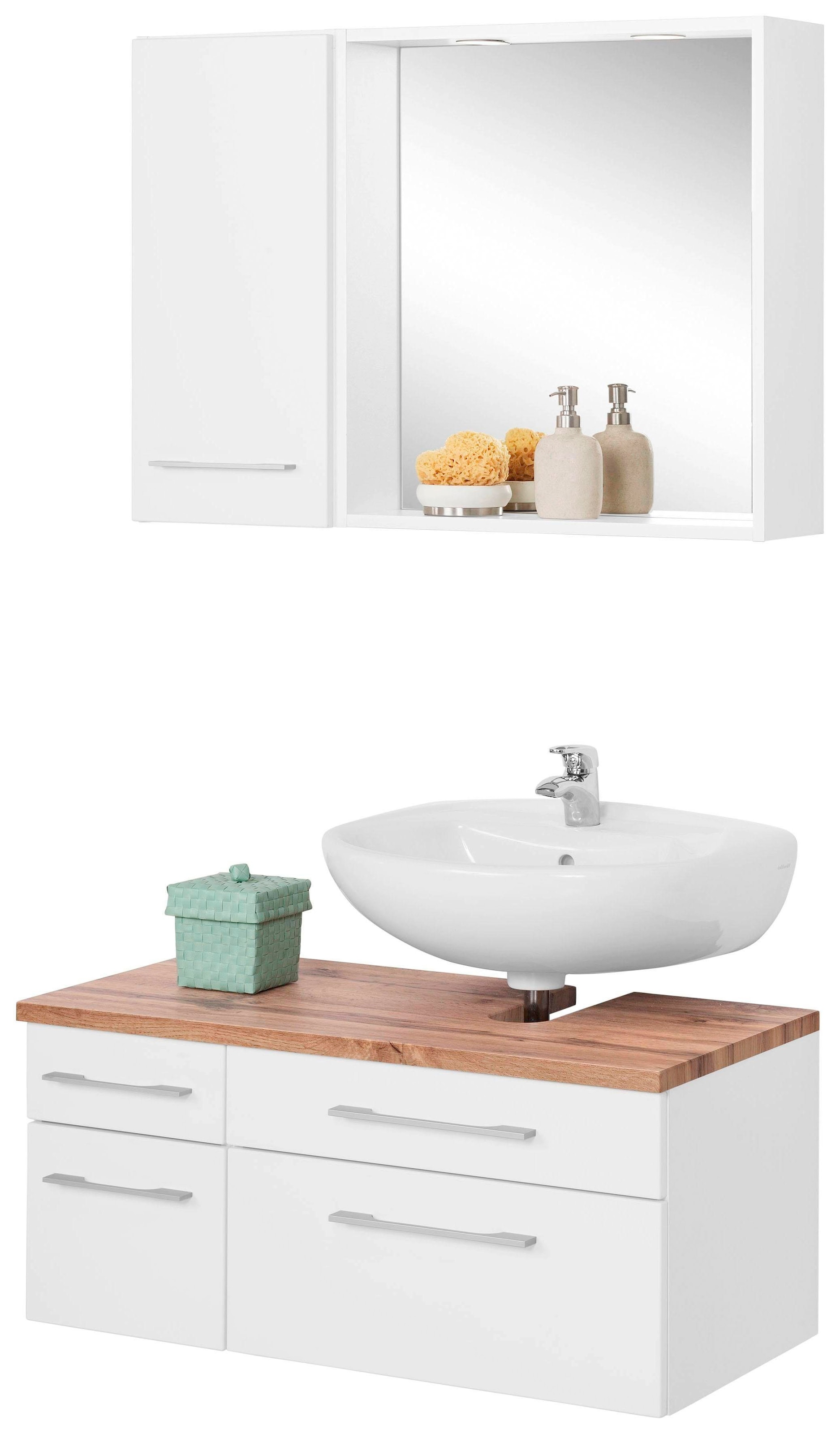 welltime Badmöbel-Set "Davos" 3 Stk. tlg. günstig online kaufen