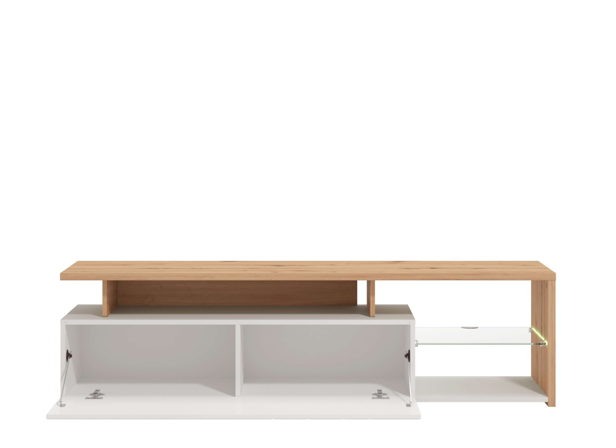 INOSIGN Lowboard »Arctic TV-Board«, TV-Kommode,Br. 170 cm, mit und ohne LED-Beleuchtung,Front mit Fräsung