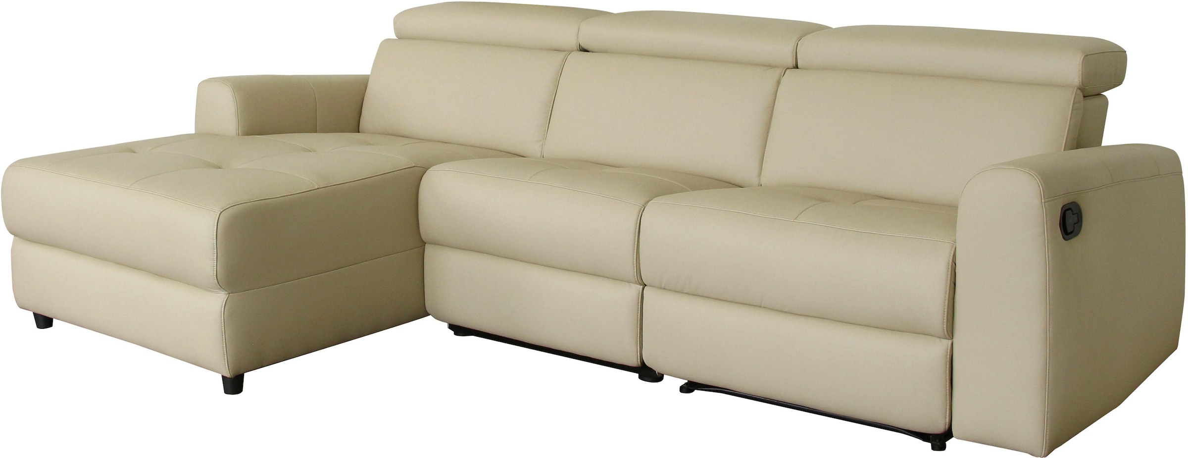 Home affaire Ecksofa »Sentrano, L-Form,«, 275 cm, man. o. elektr. Relaxfunktion und USB/Kopfverstellung