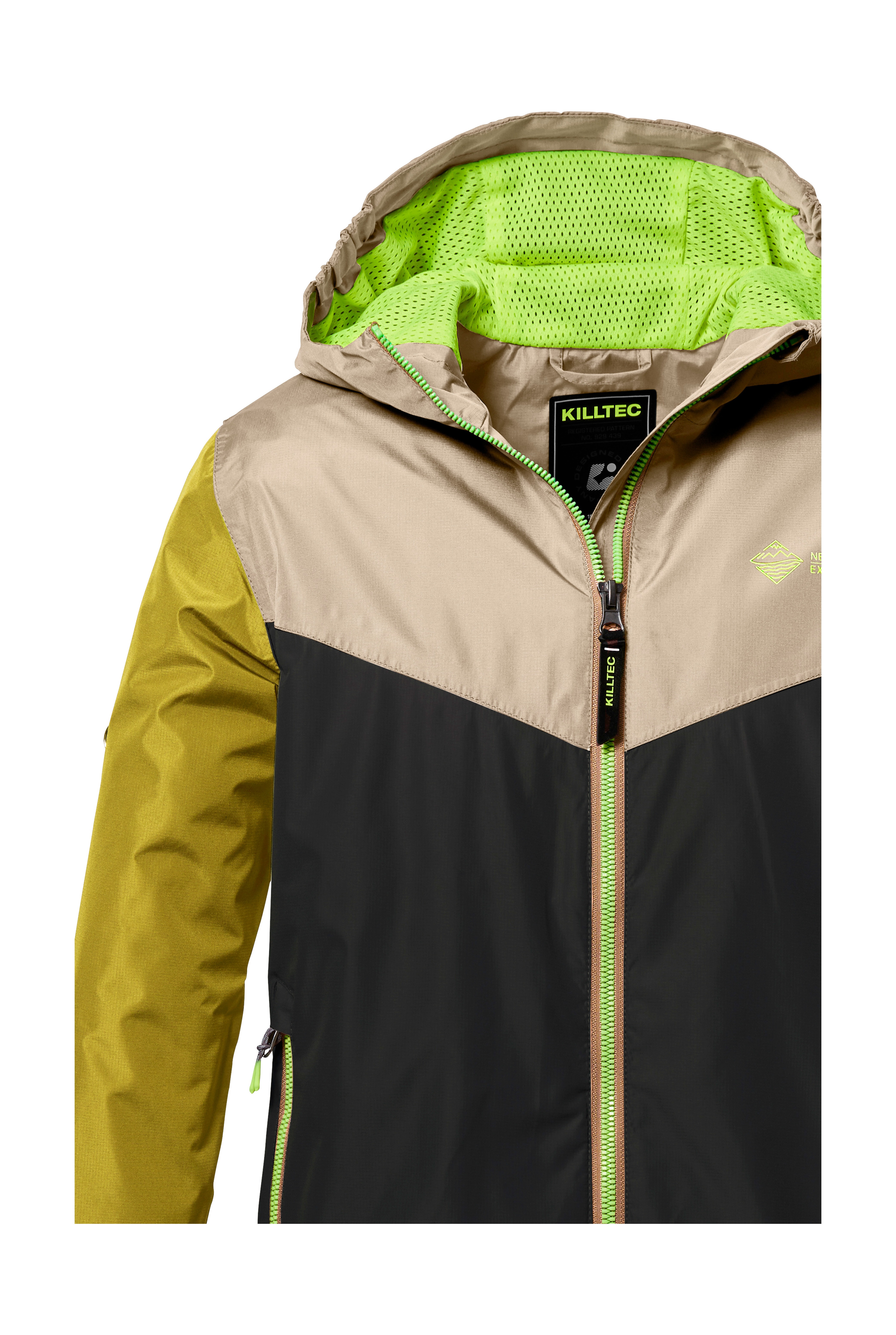 Thumbnail - Killtec Outdoorjacke "KOS 288 BYS JCKT" Wasserdichte Funktionsjacke mit Colourblock-Design und Kapuze