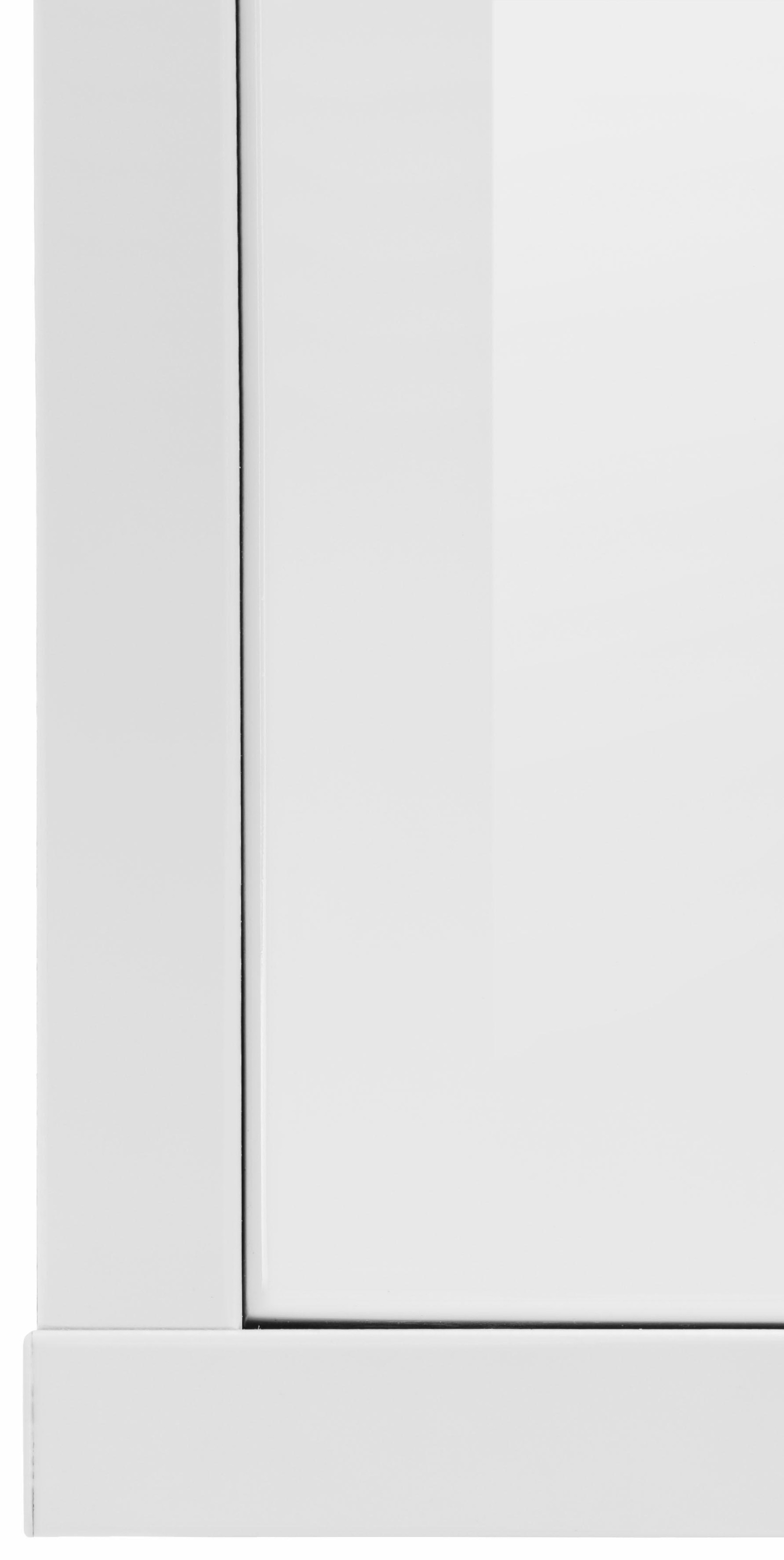 welltime Unterschrank »Siena«, Griffloser Badschrank, Hochglanz mit Wechselblende, Breite 35 cm
