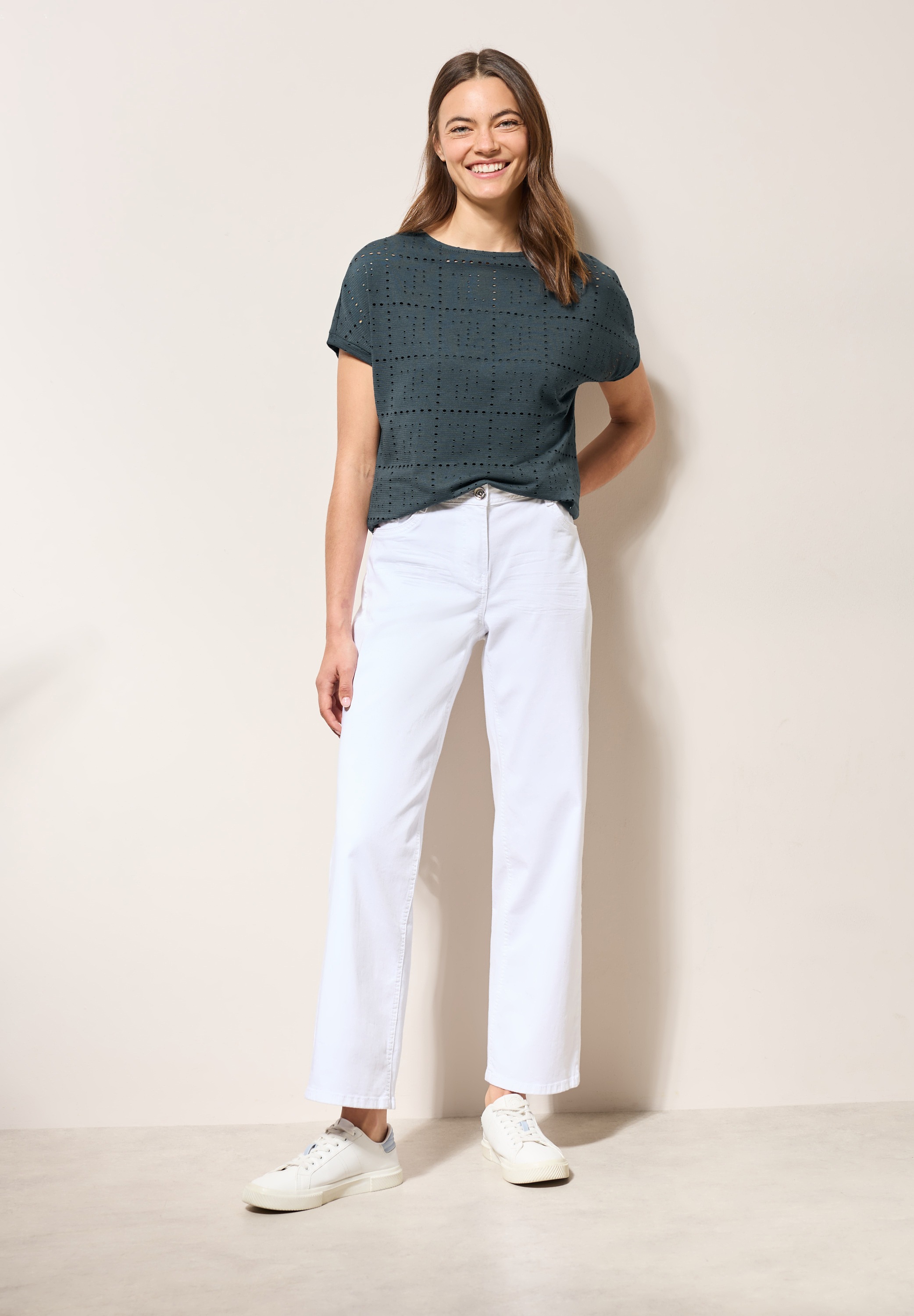 Thumbnail - Cecil T-Shirt mit U-Boot-Ausschnitt