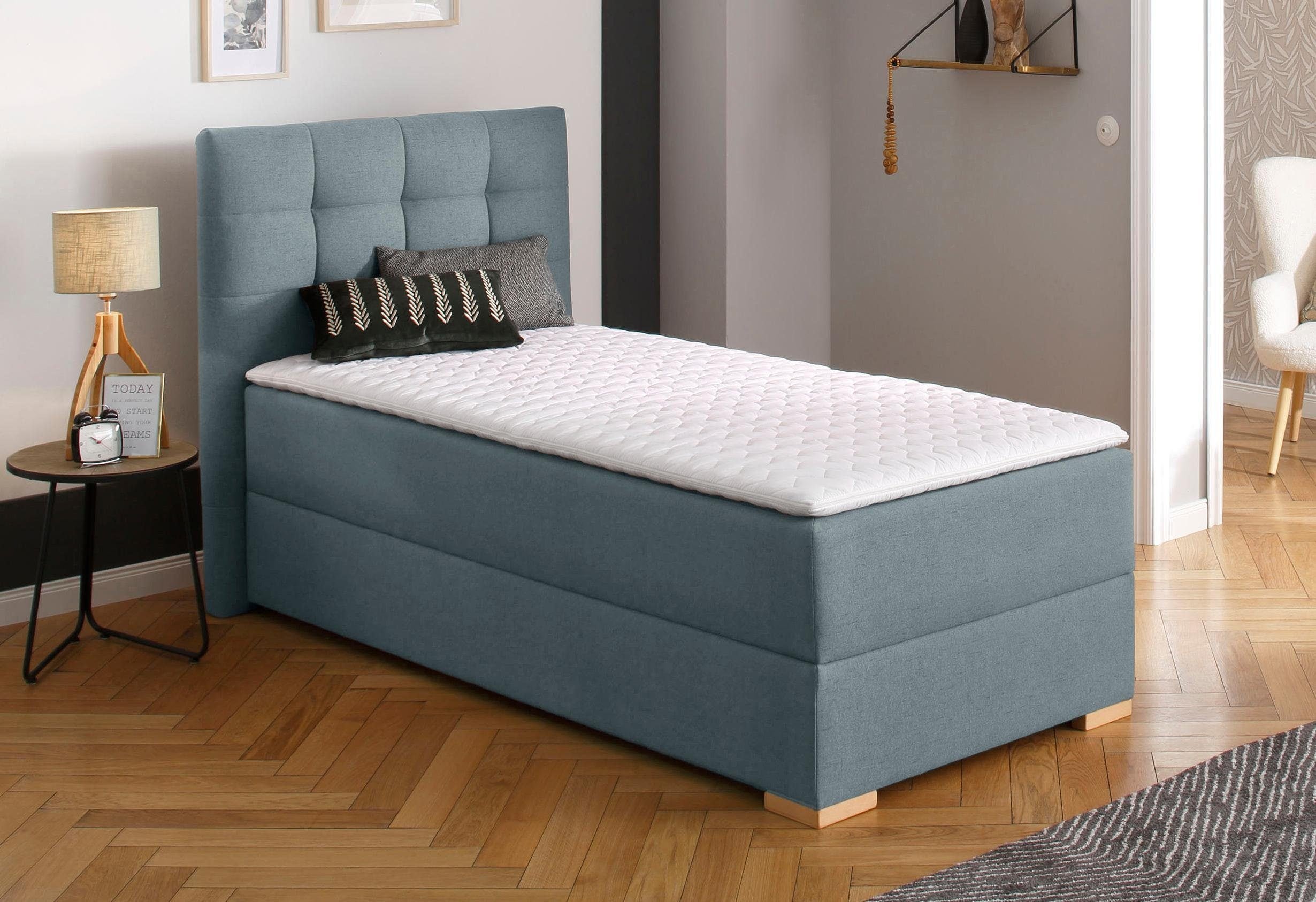 Home affaire Boxbett "Olivet mit Bettkasten" in 4 Farben, 4 Breiten, 2 Matratzenarten, auch in Überlänge 220 cm