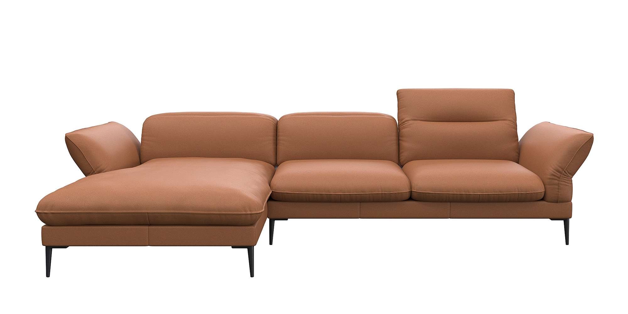 FLEXLUX Ecksofa "Salino, Funktionssofa mit Recamiere, Relaxsofa, Ecksofa", günstig online kaufen