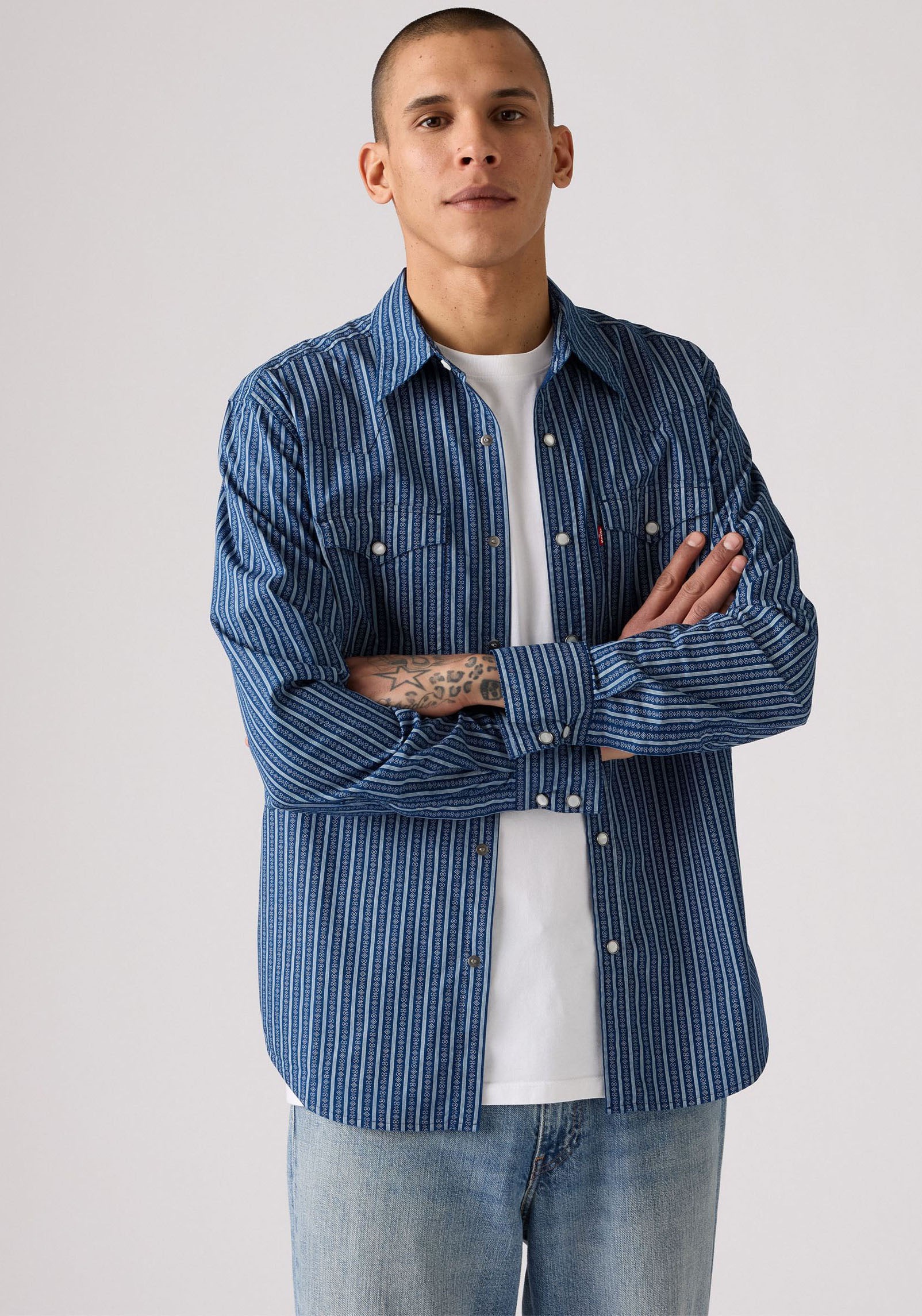 Levis Jeanshemd "LE BARSTOW WESTERN STAND" mit Brusttaschen günstig online kaufen